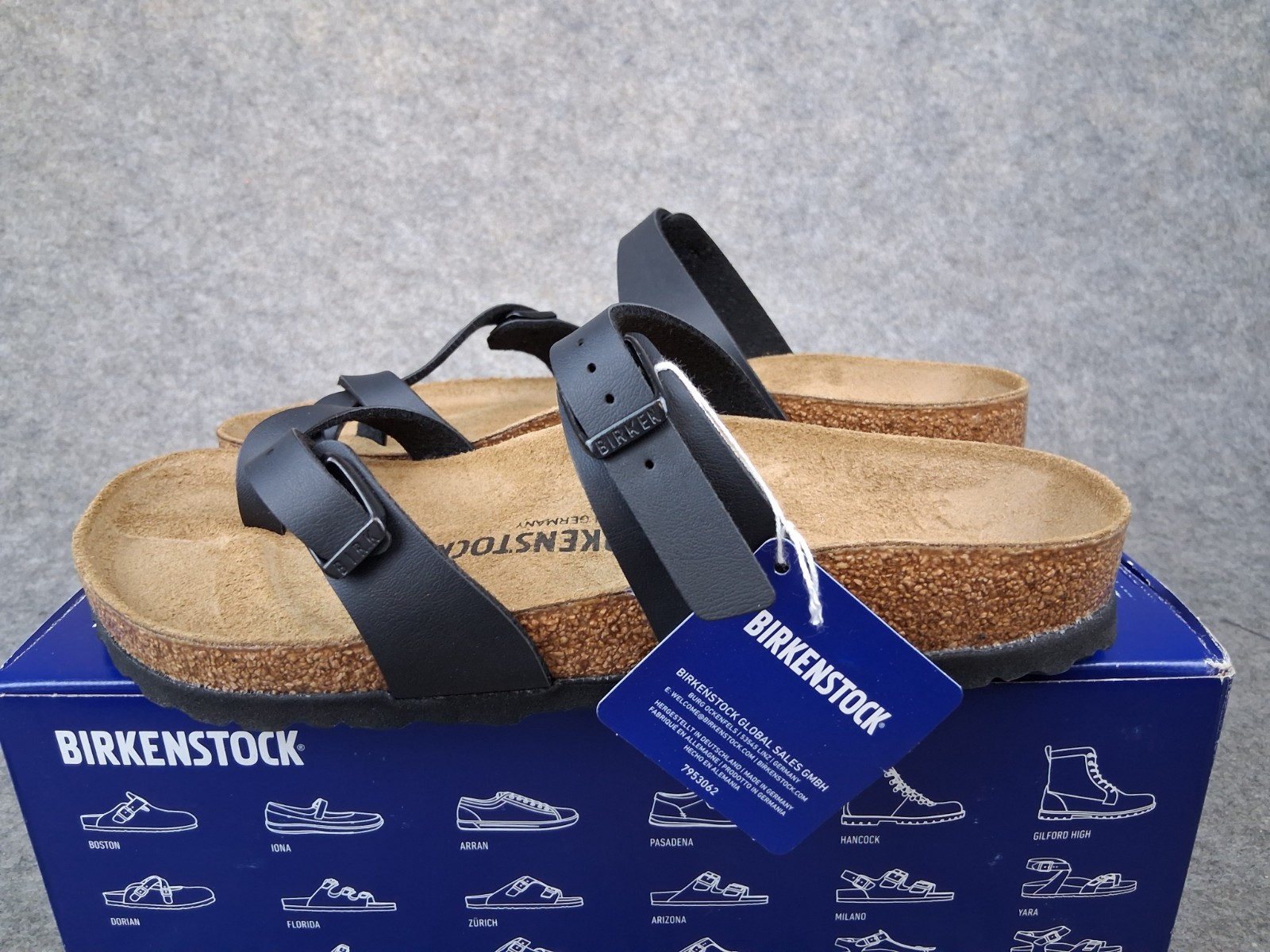 Size 7 Mens/ 9 Ladies – Birkenstock Mayari Black (Euro 40) Birko-Flor Upper