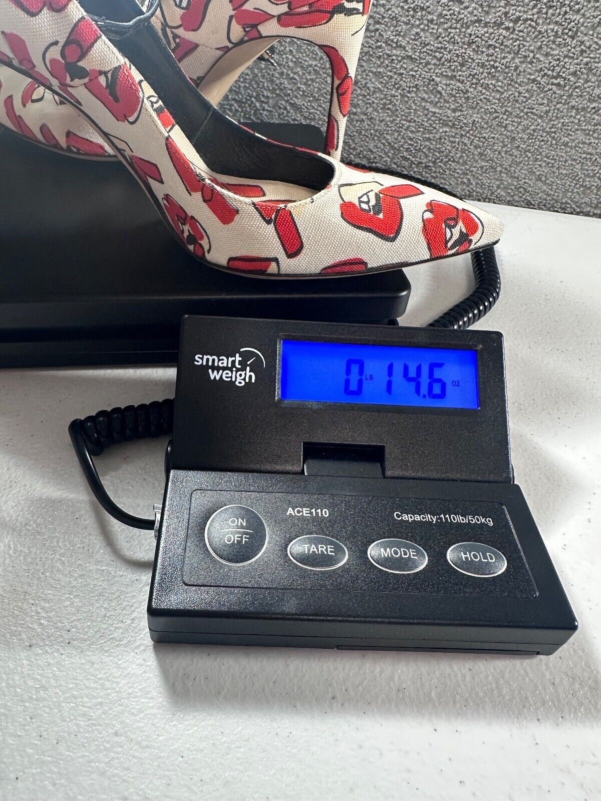 Brian Atwood Donald Robertson Pumps Women 38 Rare Lip Print Statement Heels Art