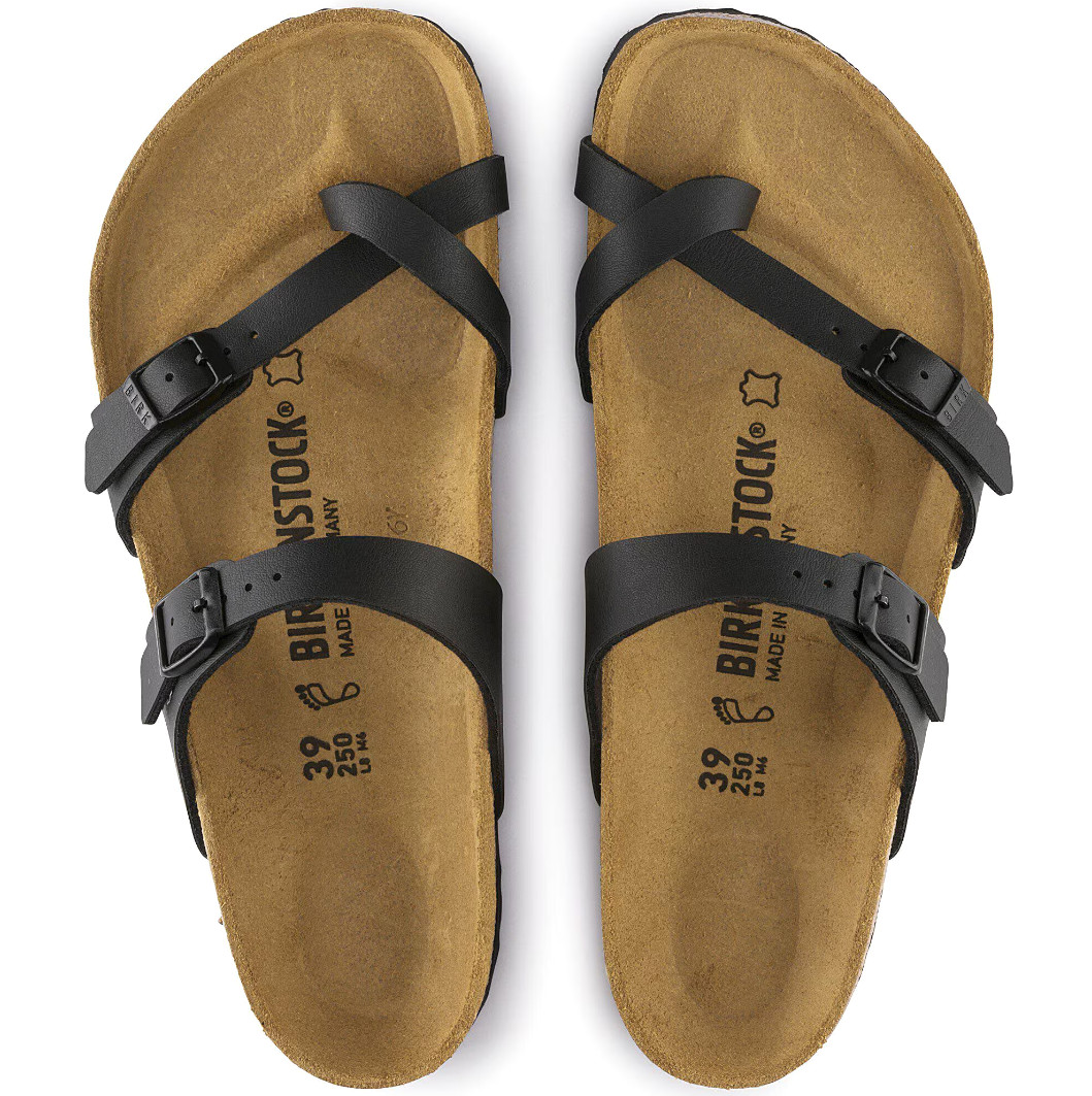 Birkenstock Mayari Black Birko-Flor Women’s Toe Loop Sandals Regular EU 37-41