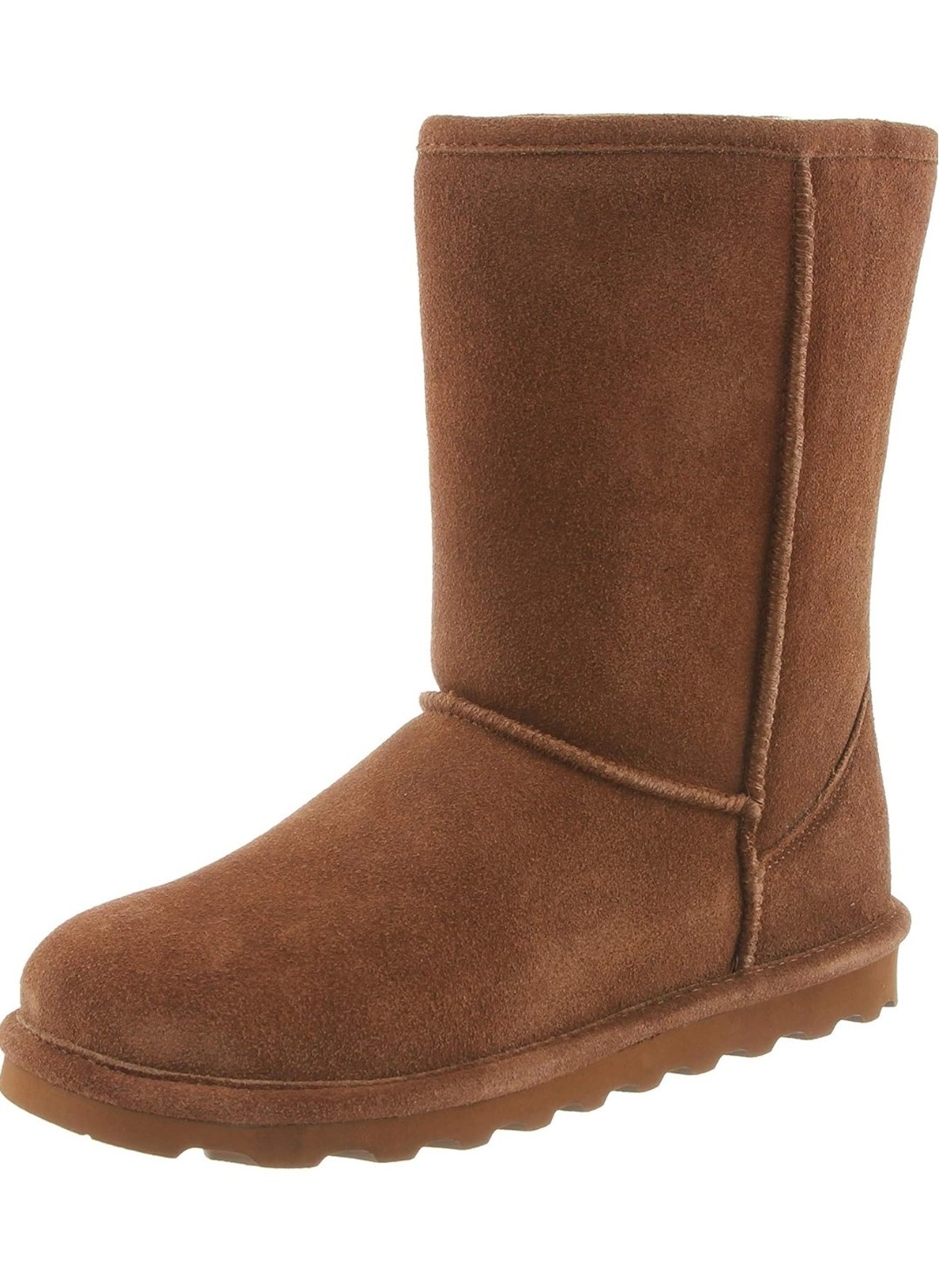 Bearpaw Emma II Short 8 Inch Sheepskin Boots 608w Hickory 11 Medium Slip On