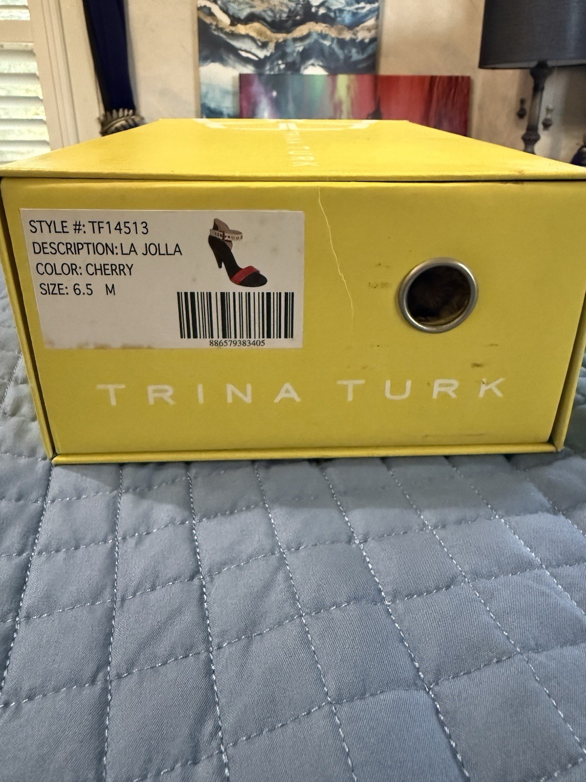 Trina Turk La Jolla Heels. Size 6.5. Orginal Box And Packaging Included