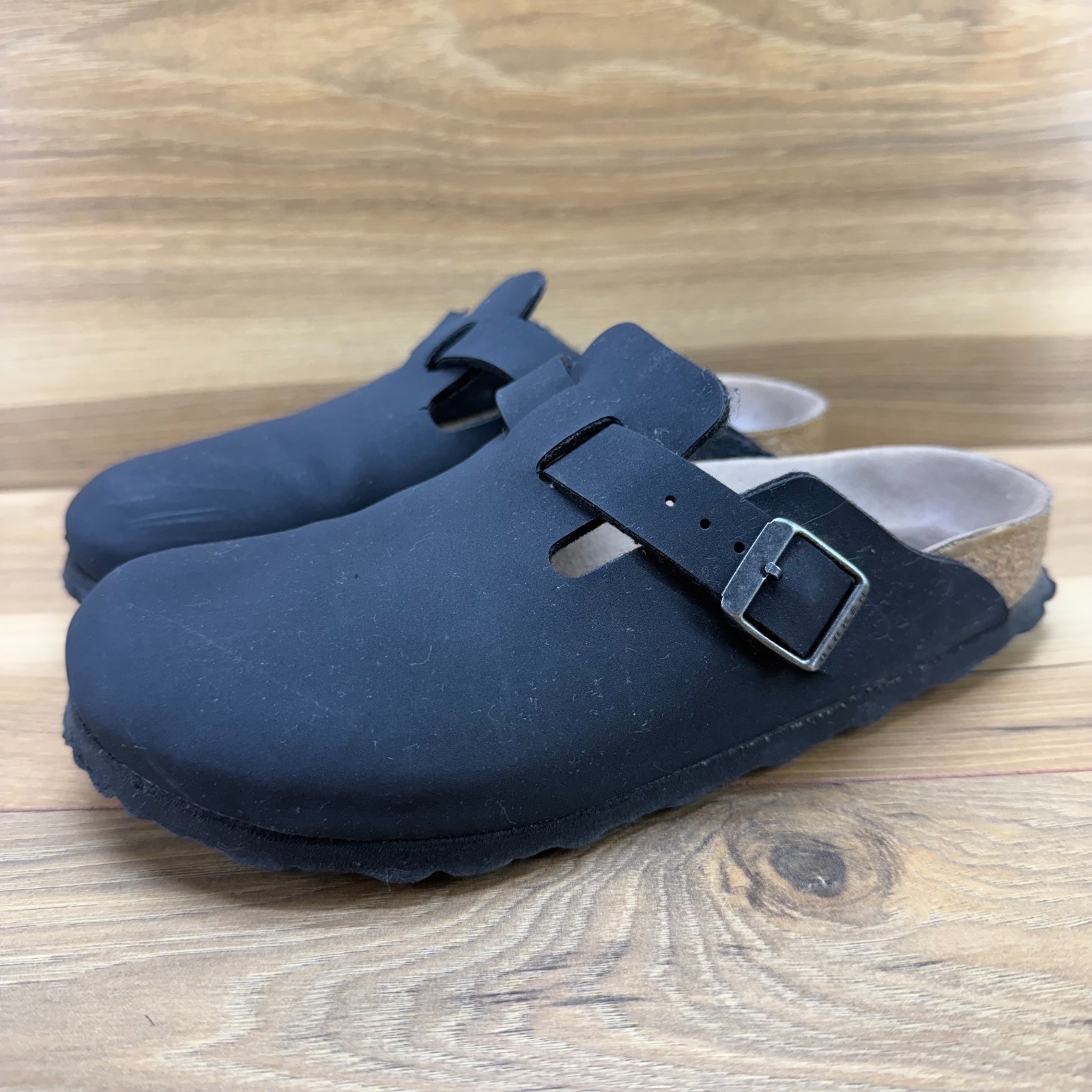 Birkenstock Clogs Vegan Black Women 5 N EU 36 Minimalist Old Money Casual Travel