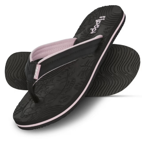 Women’s Floopi Durable EVA Floral Textured Flip Flop Sandals Pick Size & Color
