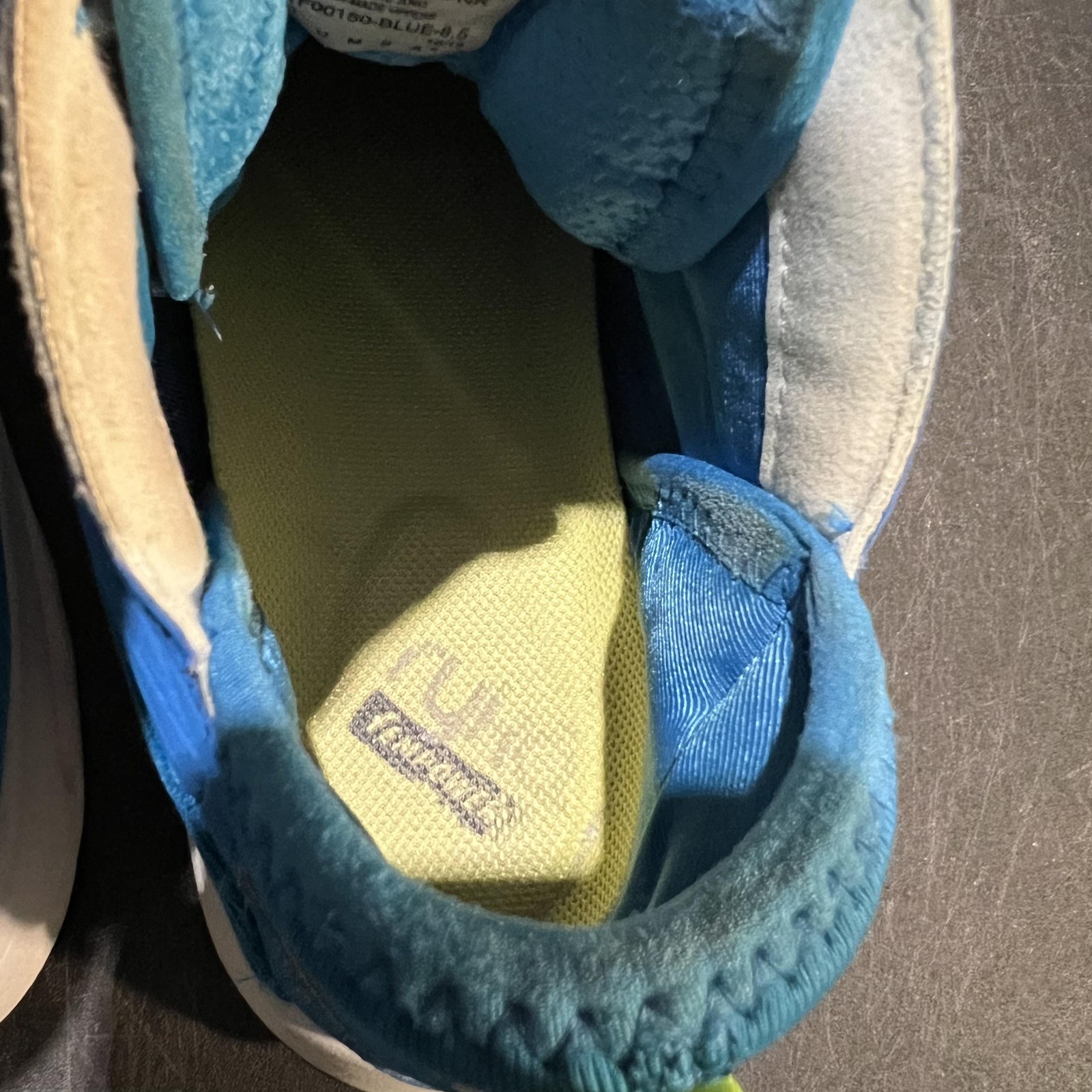 Zumba Air Funk Shoes Womens 8.5 Blue Mid Top Mesh Cushioned Dance Sneakers