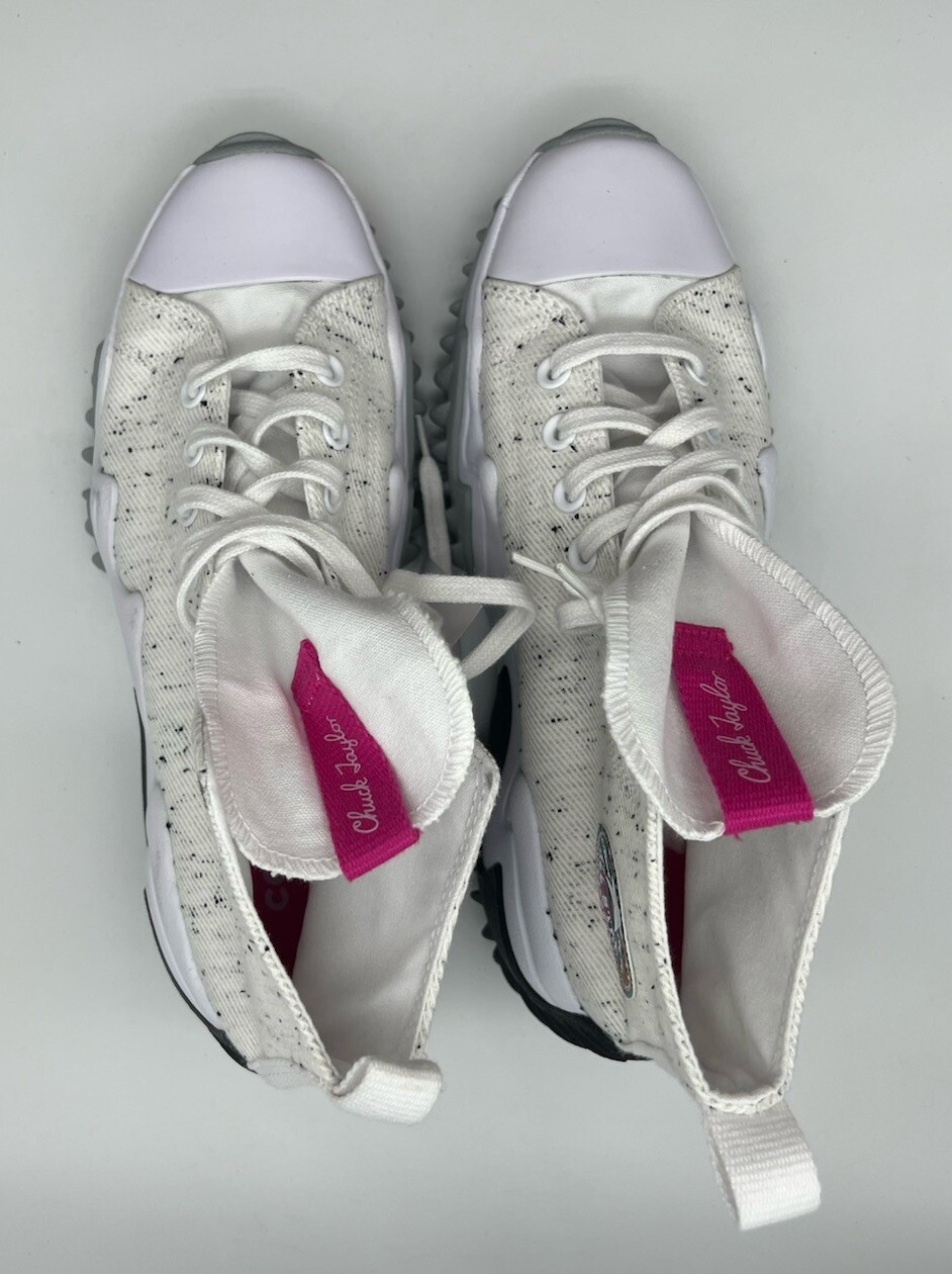 Converse Run Star Motion CX W 10, M 8.5 Platform 90s Marbled A00554C White Pink