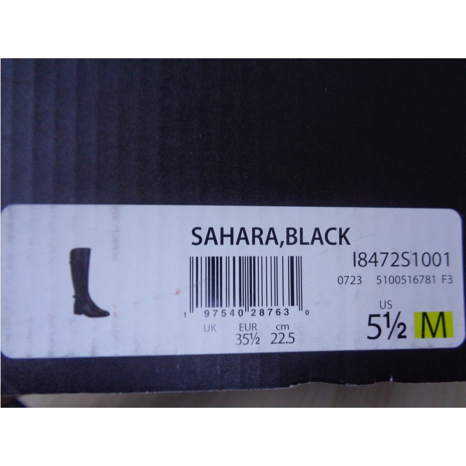 Naturalizer Sahara Black Knee High Boots Faux Leather Womens Size 5.5
