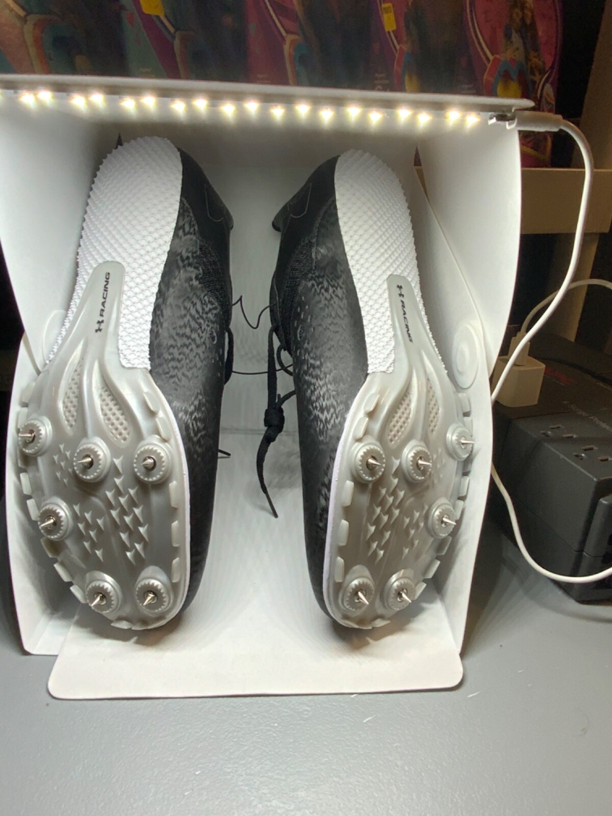 Under Armour Men’s Kick Sprint 4 Track Spikes Size Varies From 8.5 To 13 Cleats