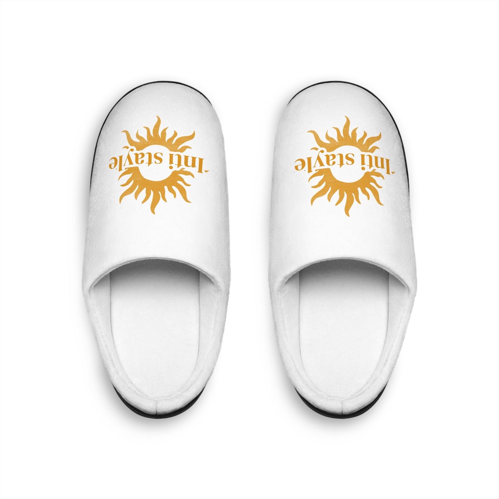 Golden Sun Logo Slippers | Indoor Cozy House Shoes