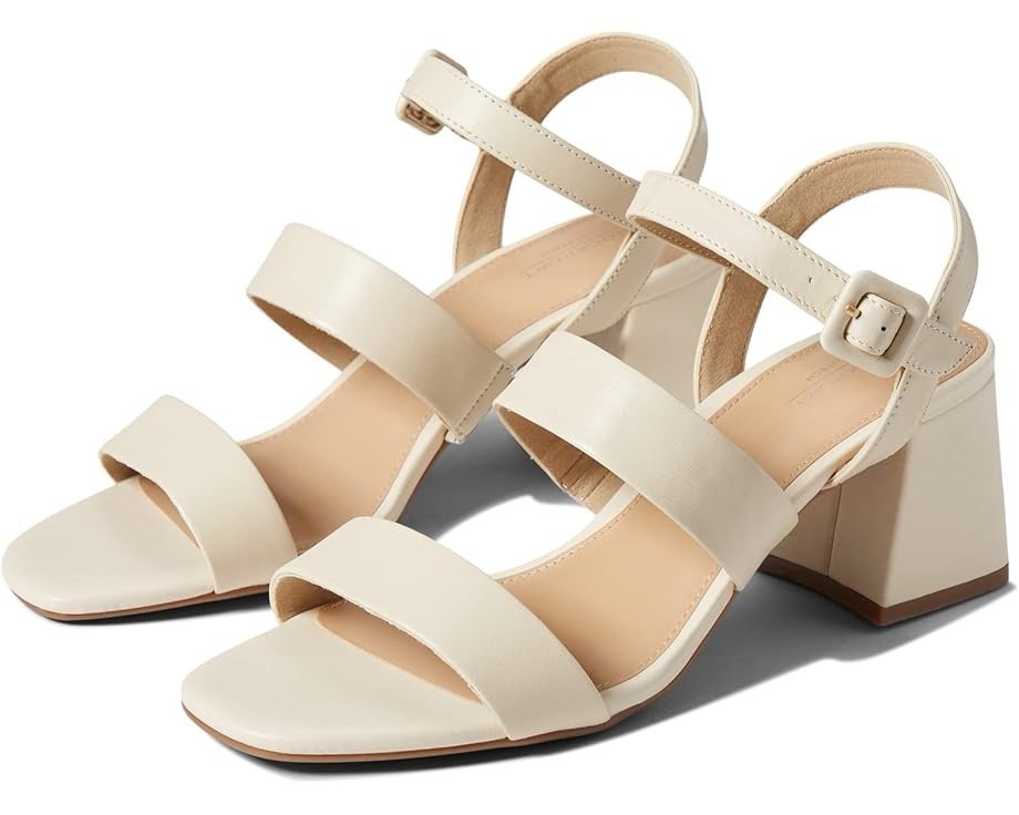 Rockport Farrah 3 Band Cream 6 M New