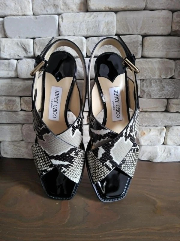 RRP €850 Jimmy Choo Aix 65 sandals EUR 36 new with box