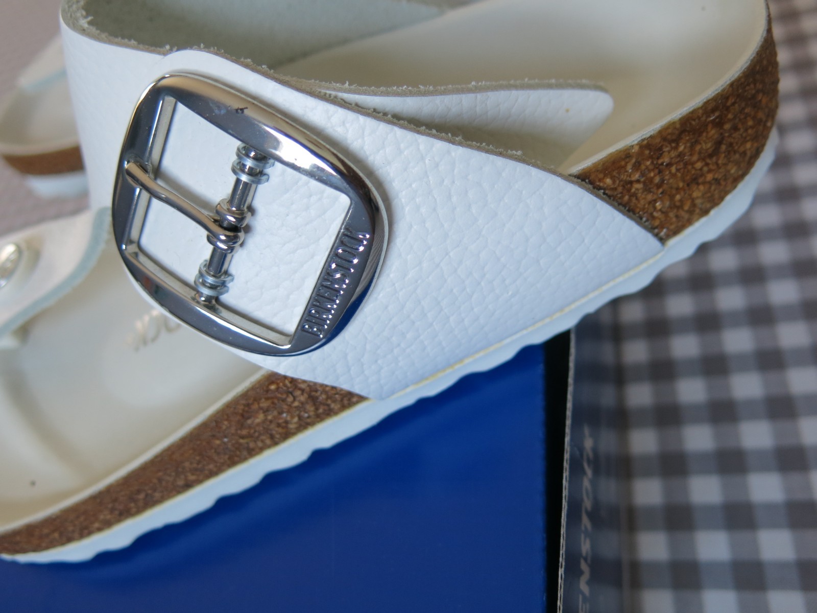 Birkenstock Gizeh Big Buckle Leather sandals white EU 36 US 5-5.5 regular/wide
