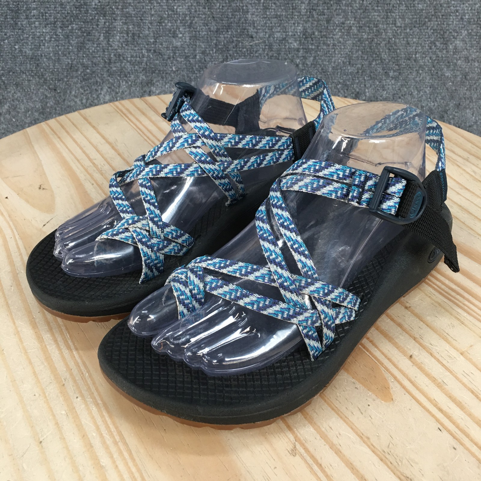 Chaco Sandals Womens 10 Z/Cloud X2 Sporty Adjustable Slingback Blue Black
