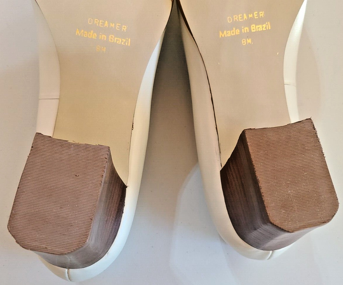 Woman’s Laura Scott heels Dreamer Rice leather size 8 M