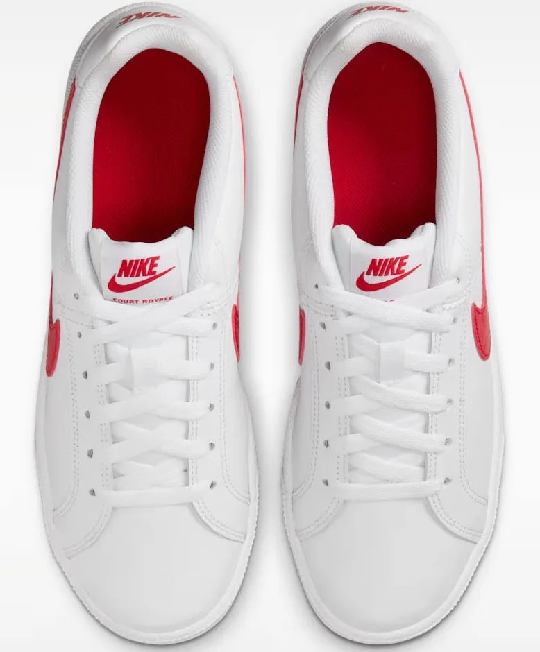 Nike Women’s Court Royale White Red Tennis 749867-114 US Women’s Size 9.5 air