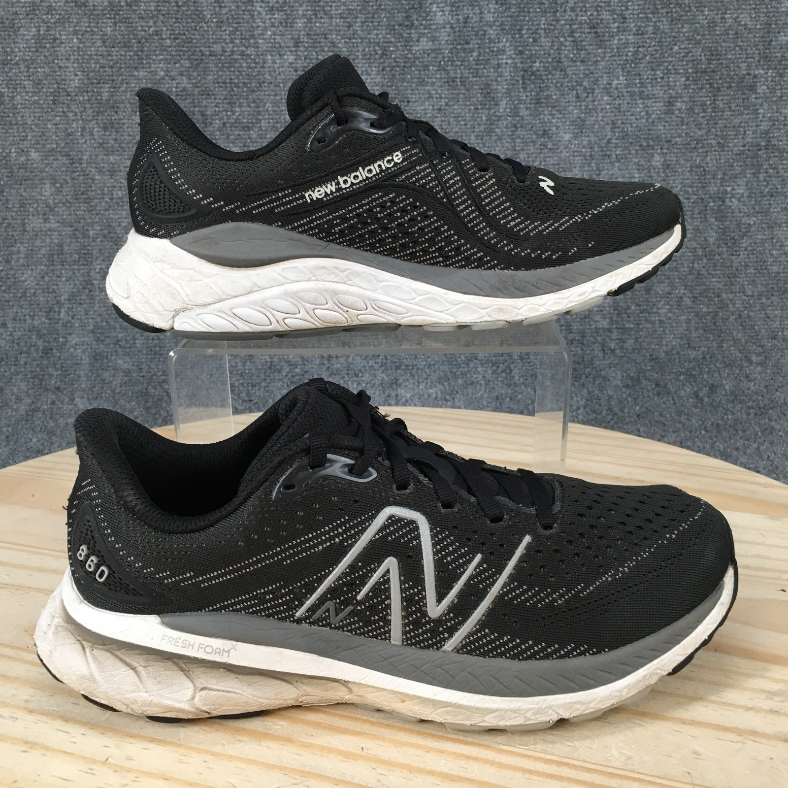 New Balance Shoes Womens 9 M Fresh Foam 860 Running Lace Up Air Mesh Black