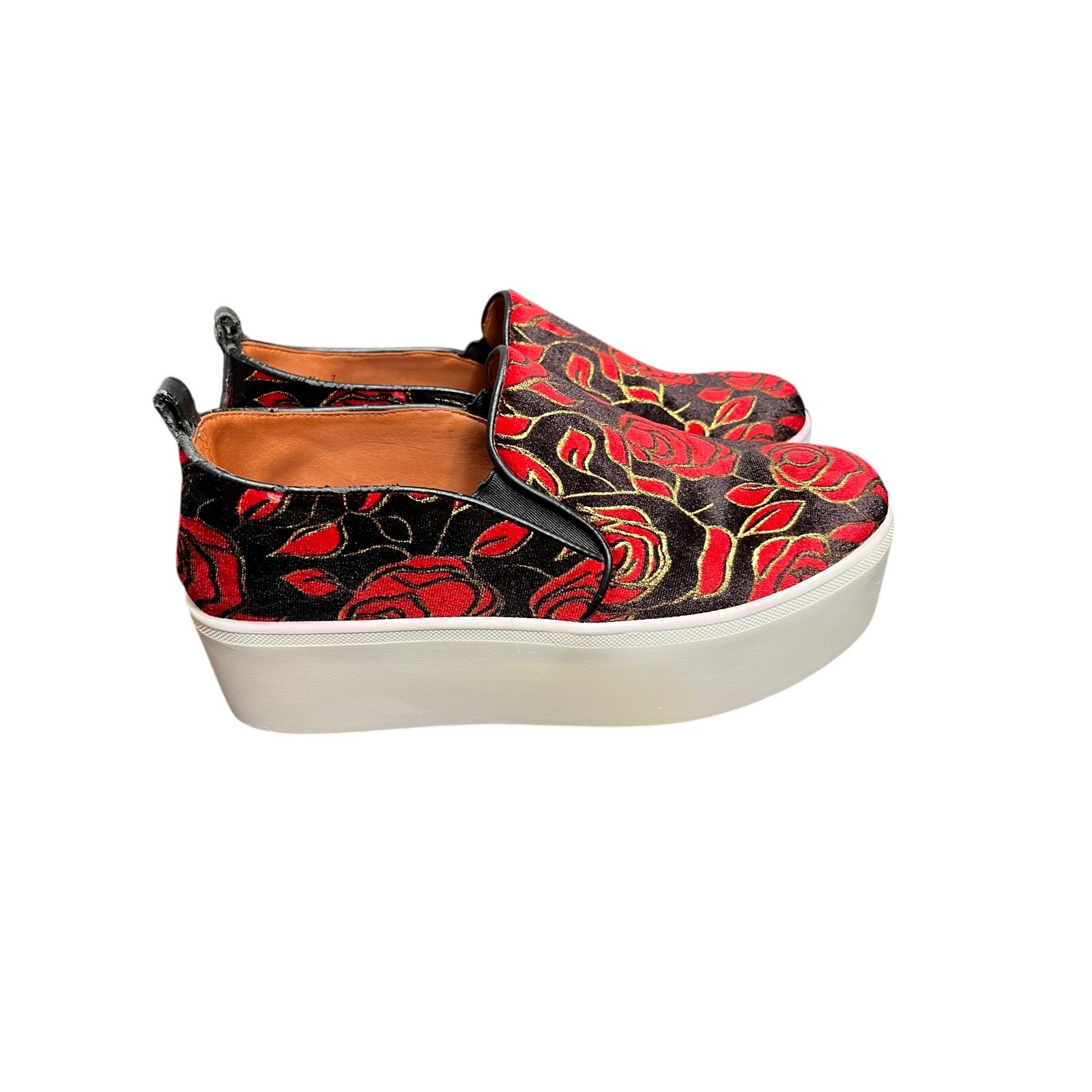 Golo Red Rose Floral Vivian Collection Women’s Size 7