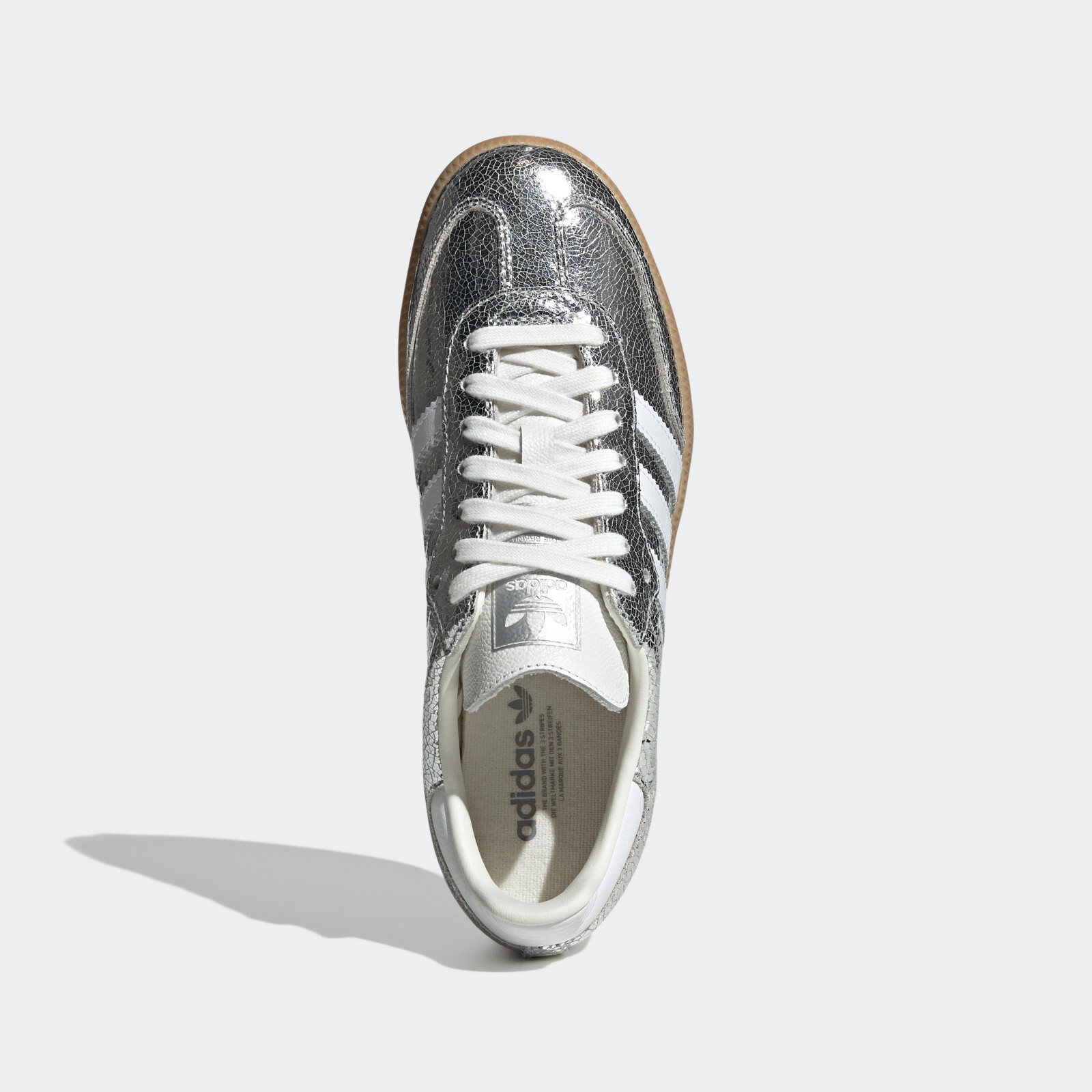 Adidas Originals Samba OG Silver Metallic White Gum Lifestyle New Women JR0035