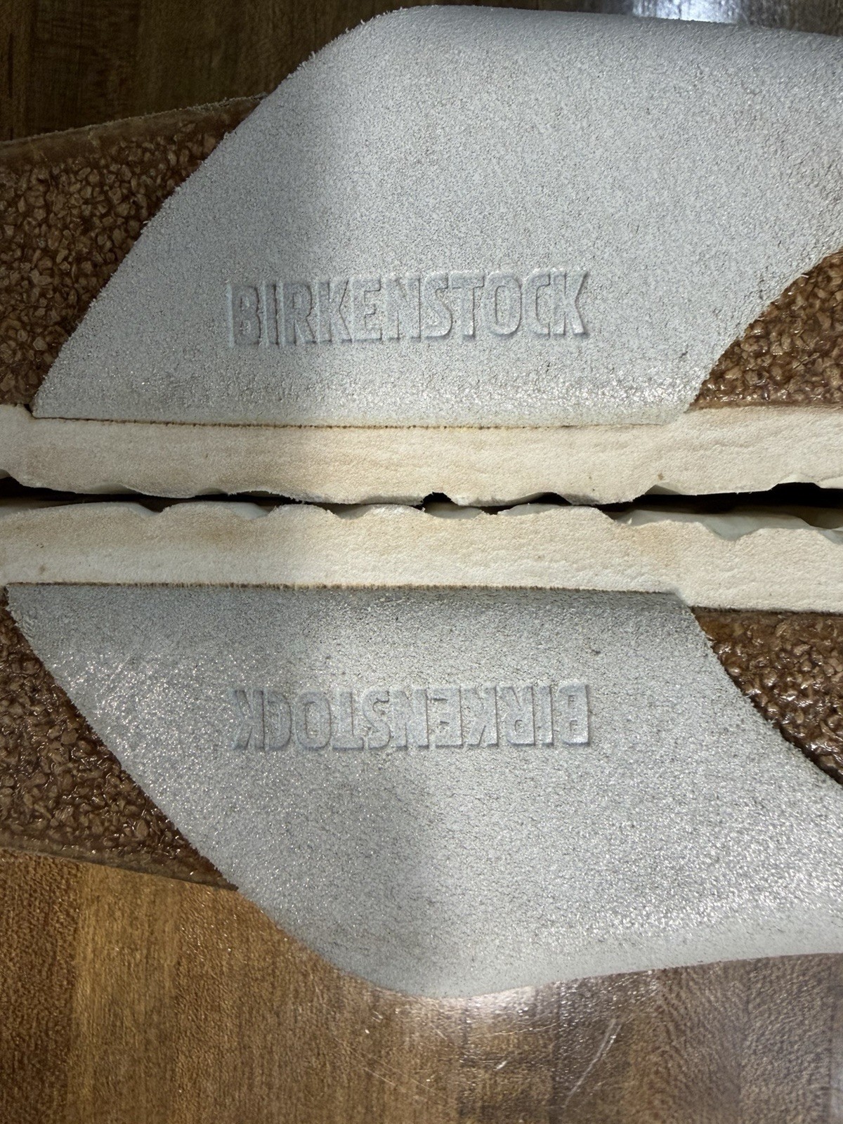 Birkenstock Siena Big Buckle Cross Strap Sandal Whitewash Metallic SZ42/US11W
