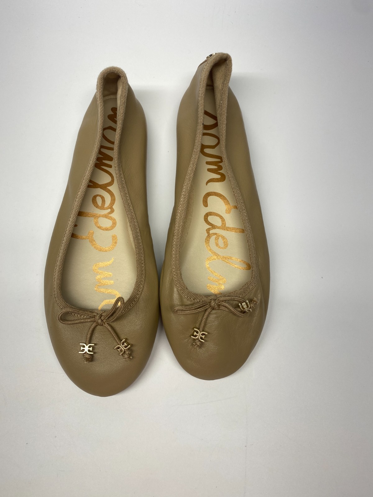 Sam Edelman Womens Round Toe Felicia Leather Flats Shoe Sz 6