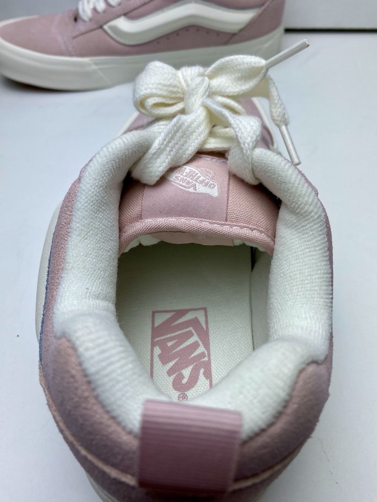 VANS KNU SKOOL Sepia Rose Size 9.5 W / 8.0 M NEW Off The Wall Skateboard Shoes