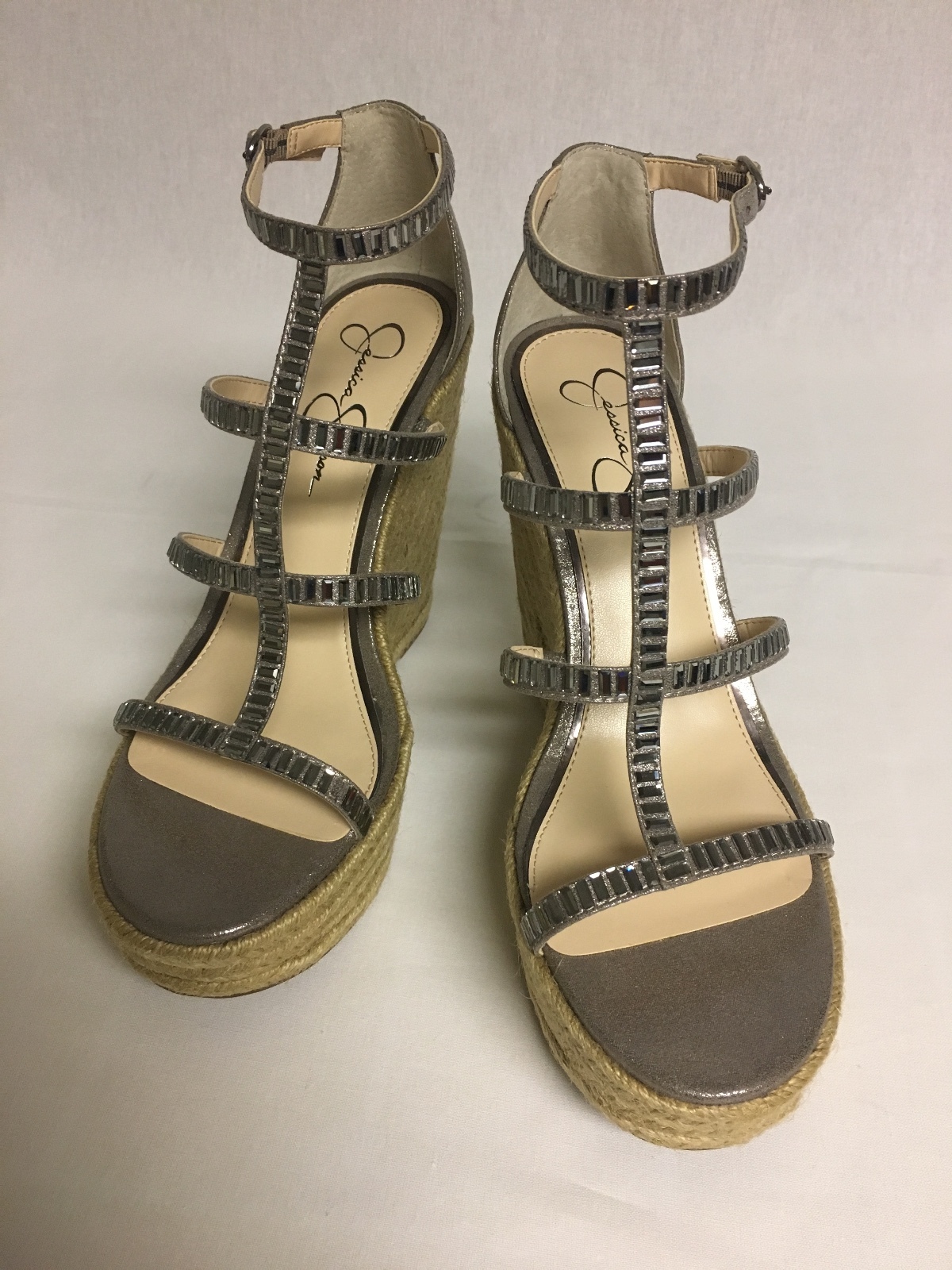 Jessica Simpson Women’s Adelinn Platform Wedge Sandals US Shoe 9.5 Medium B,M