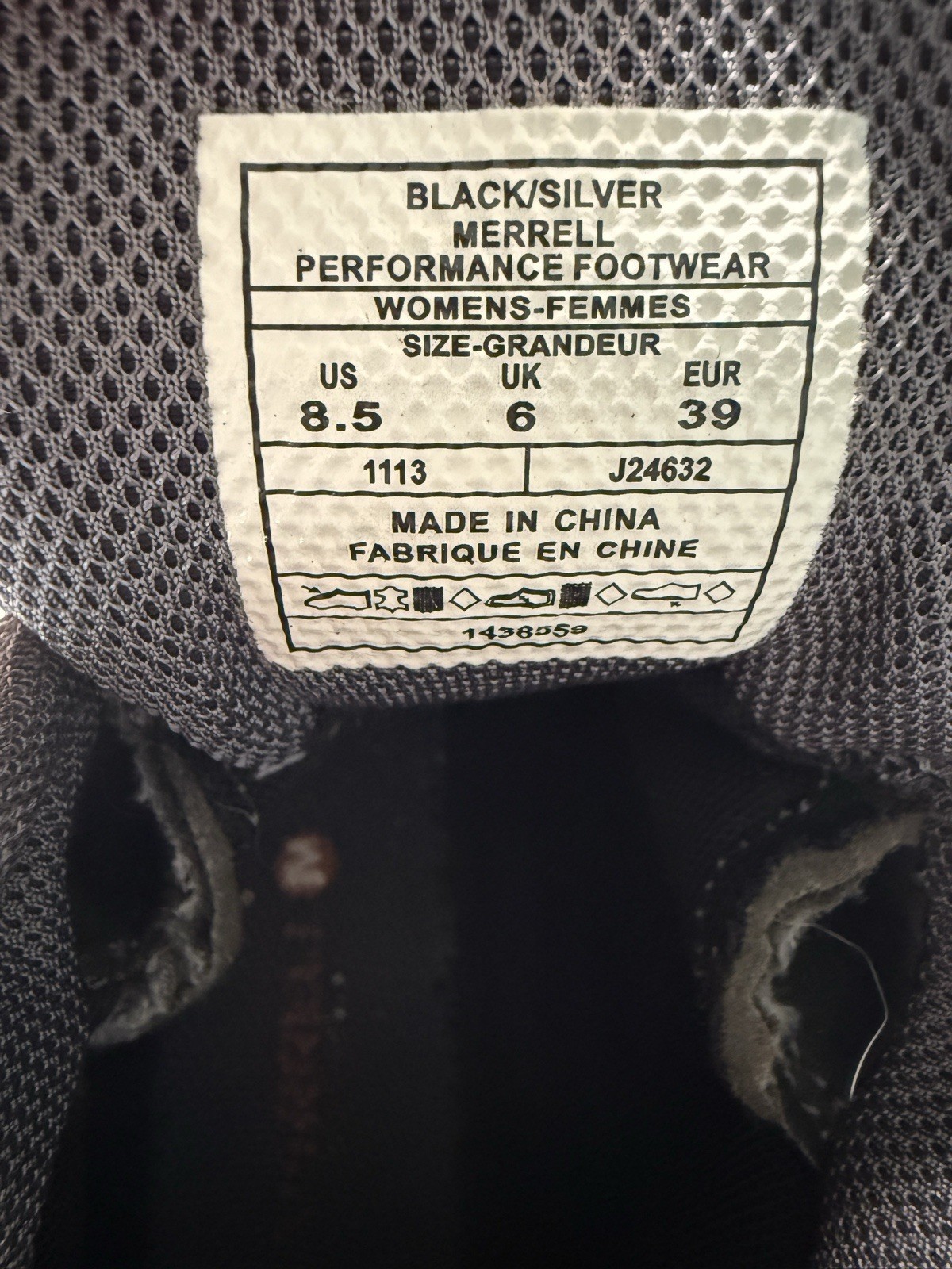 Merrell All Out Blaze Shoes Womens 8.5 Hiking Boots Black Performance Footwear