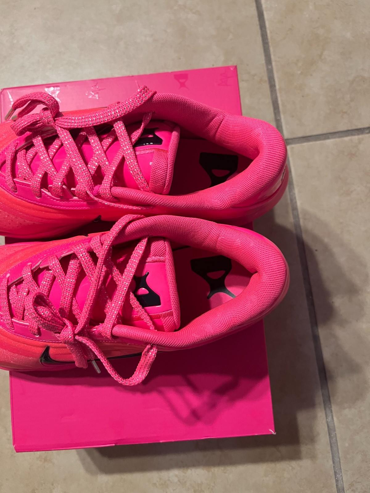 Nike Womens A’One All Star Hyper Pink Shoes Sz 11 W New Basketball FZ8605-610
