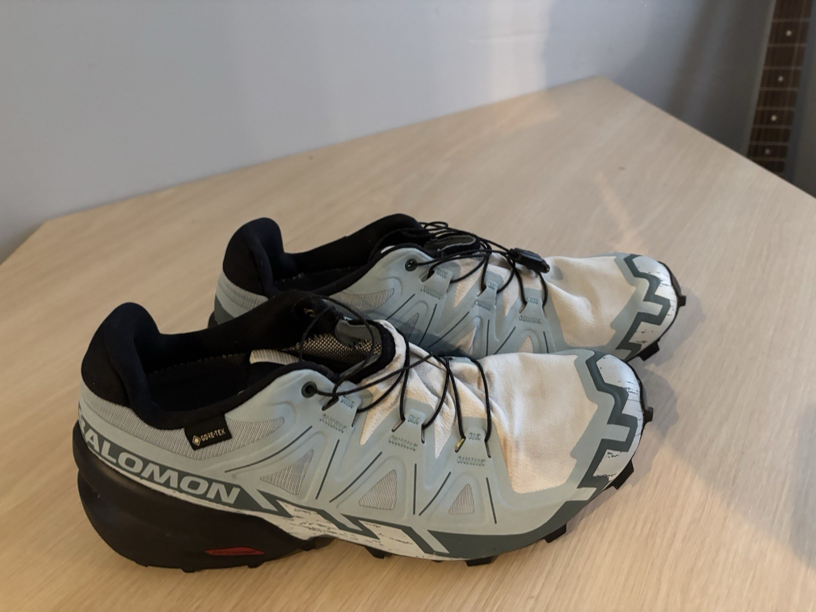 Salomon Women’s Speedcross 6 GTX Shoe Size 10 Ballad Blue Black No INSOLES