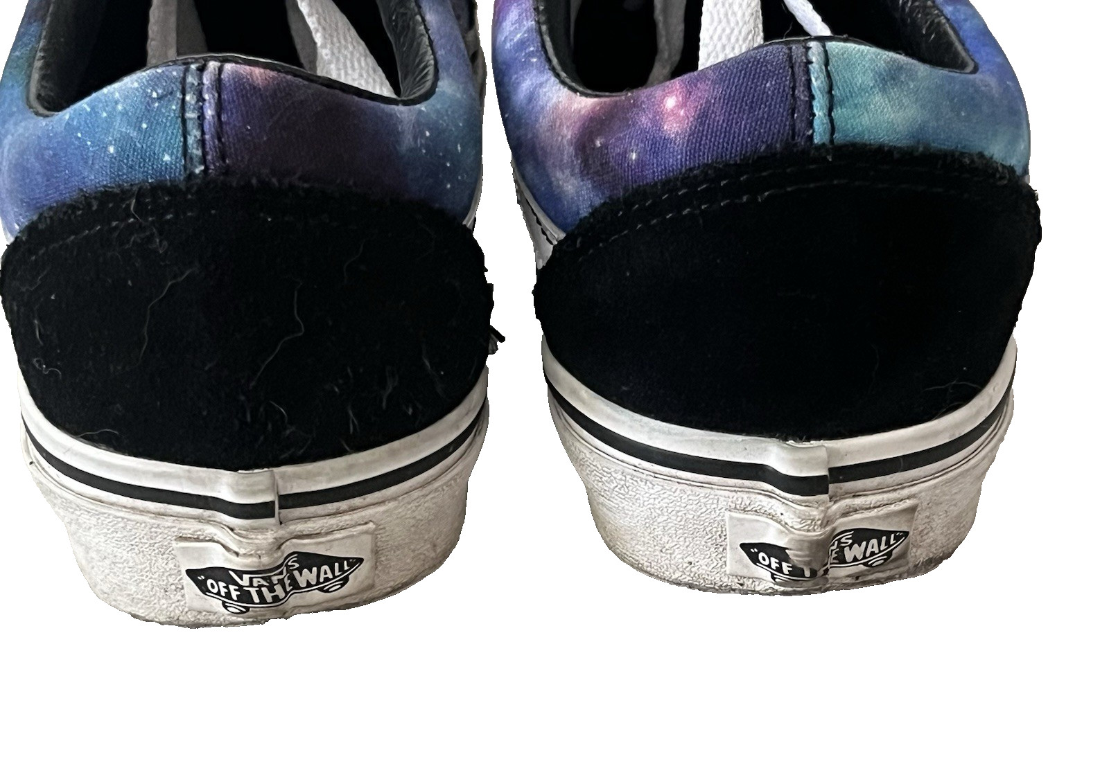 Vans Old Skool Galaxy Black White Suede Skate Sneakers Men’s 6.5 Women’s 8