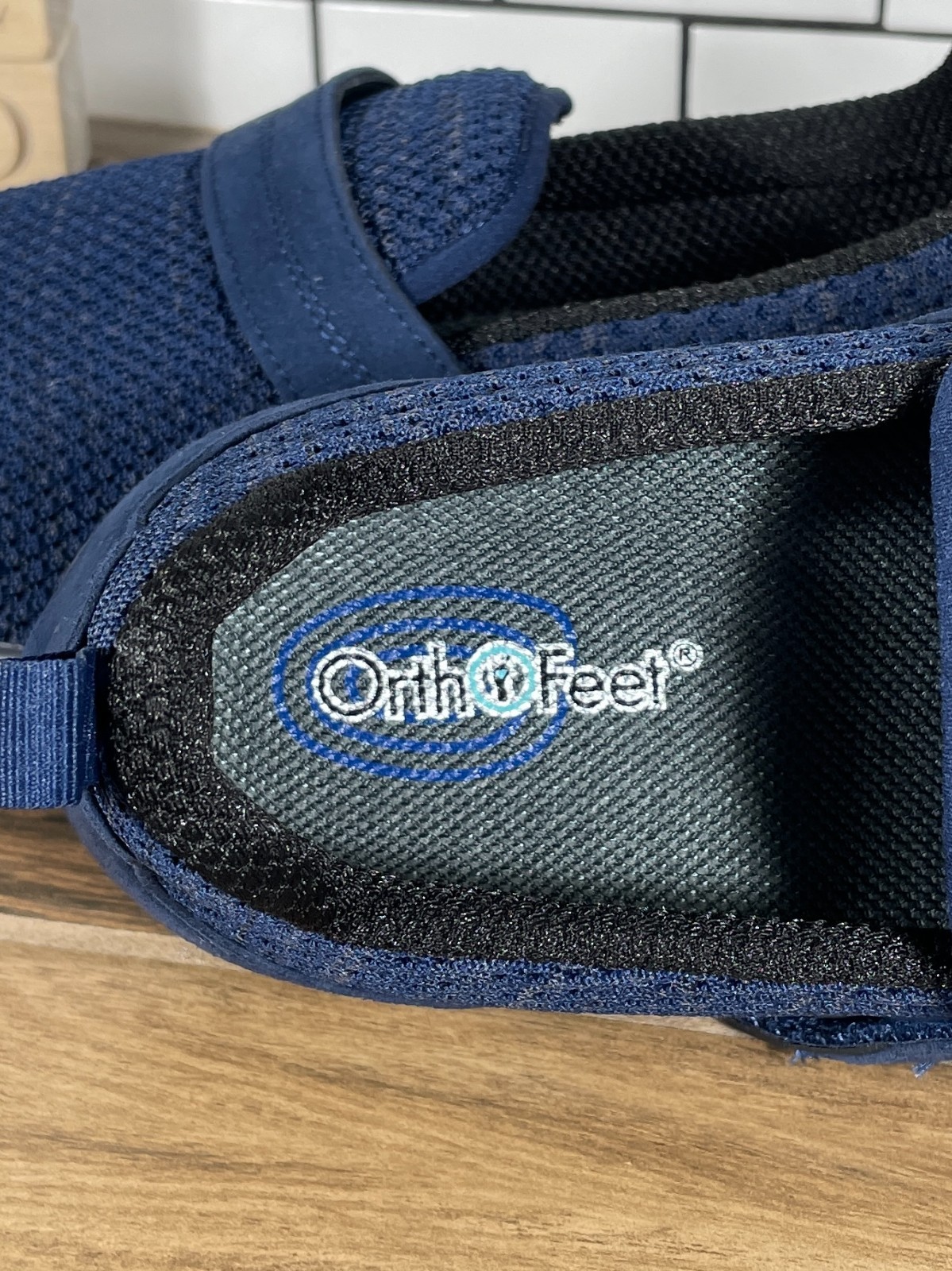 Orthofeet Quincy Shoes Womens Size 12 Blue Pain Relief Orthopedic Walking Loafer
