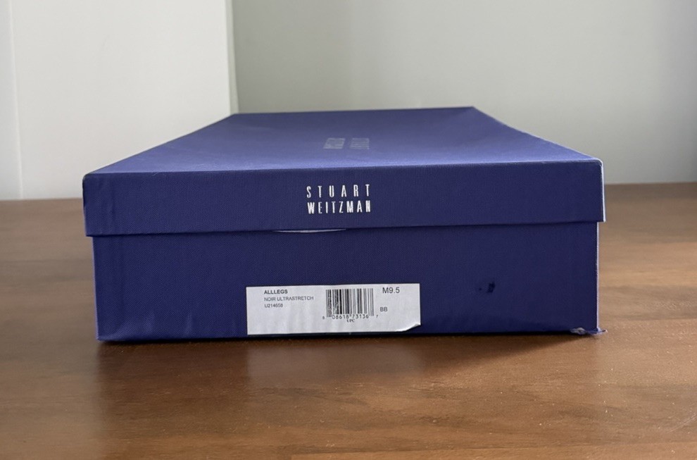 Stuart Weitzman Women’s Suede Alllegs Noir Ultra Stretch Boots