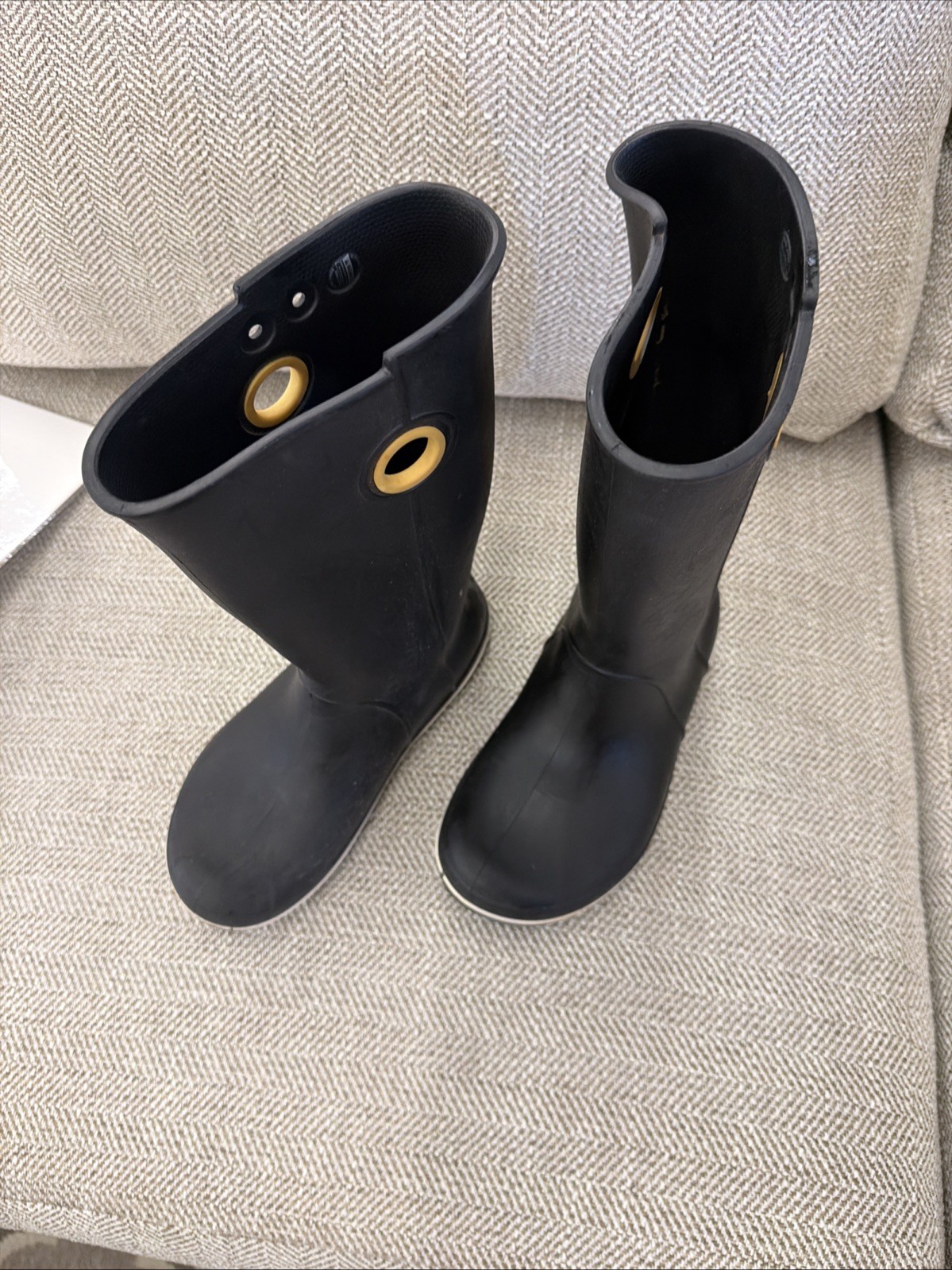 Crocs Crocband Jaunt Boots Black, Rain or Garden, Size W 6 Rubber