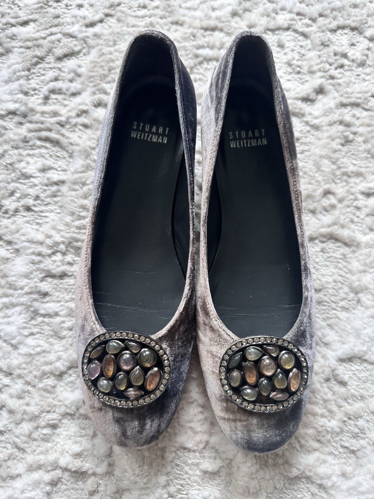 Stuart Weitzman Women’s Vintage Velvet Heels Pumps Size 6.5