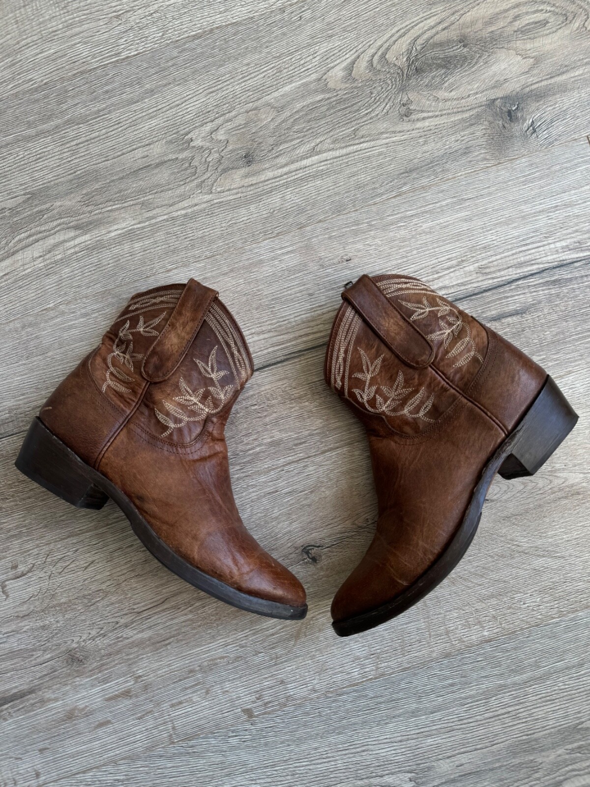 Mexicana 90s Cowboy Western Low Boots Vintage