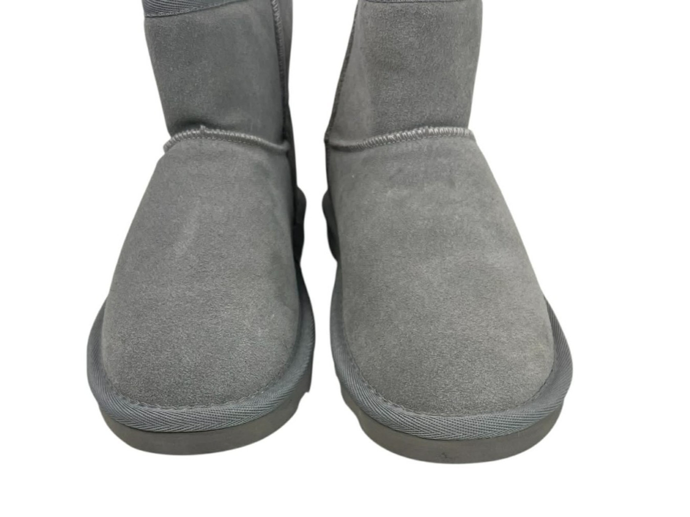 Time and Tru Gray Suede Leather Synthetic Fur Lined Women’s Size 6 Boot NWT