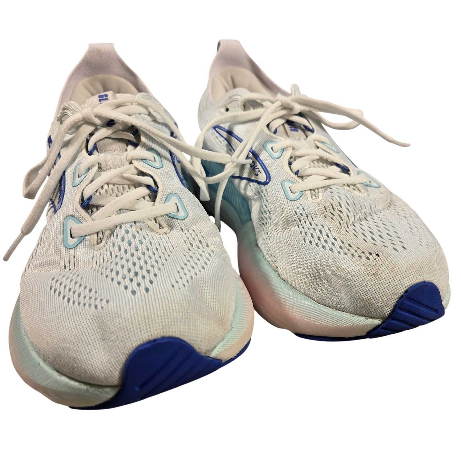 Brooks Glycerin GTS 21 Running Shoes Womens Blue White DNA LOFT v3 Support