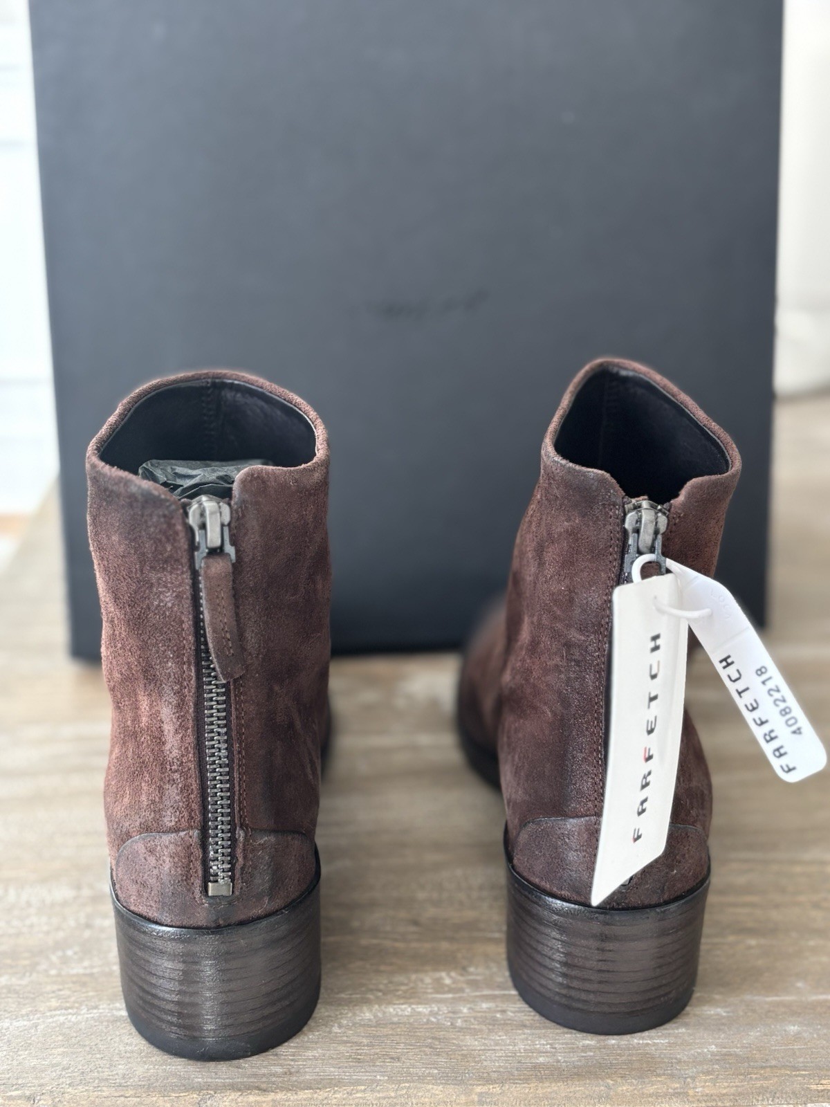 Marsell Brown Ankle Boots Size 36, US 6 New With Box