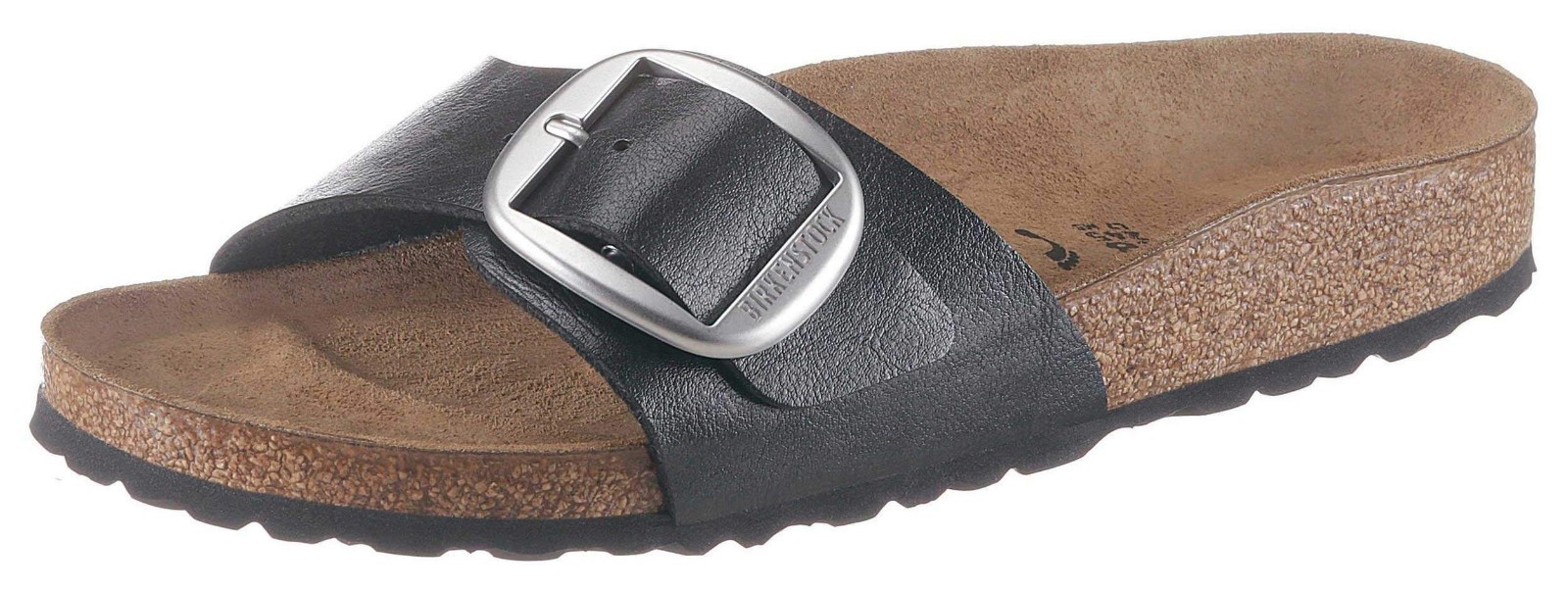 Birkenstock Madrid Big Buckle Black Graceful Licorice Sandal SIZE EU 41/US W10