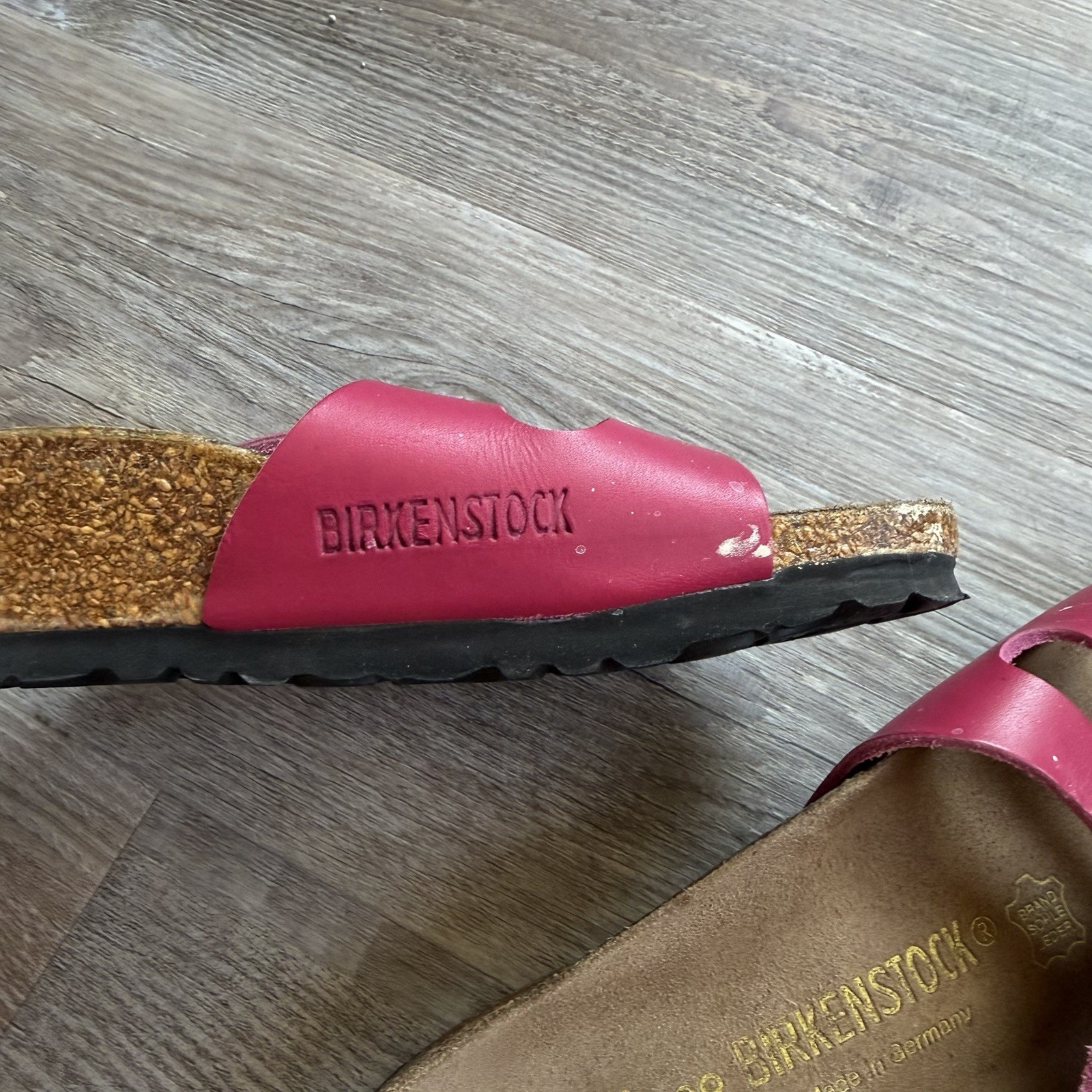 Vintage Birkenstock Ibiza Sandals Pink EU 39 Made In Germany Women’s 8