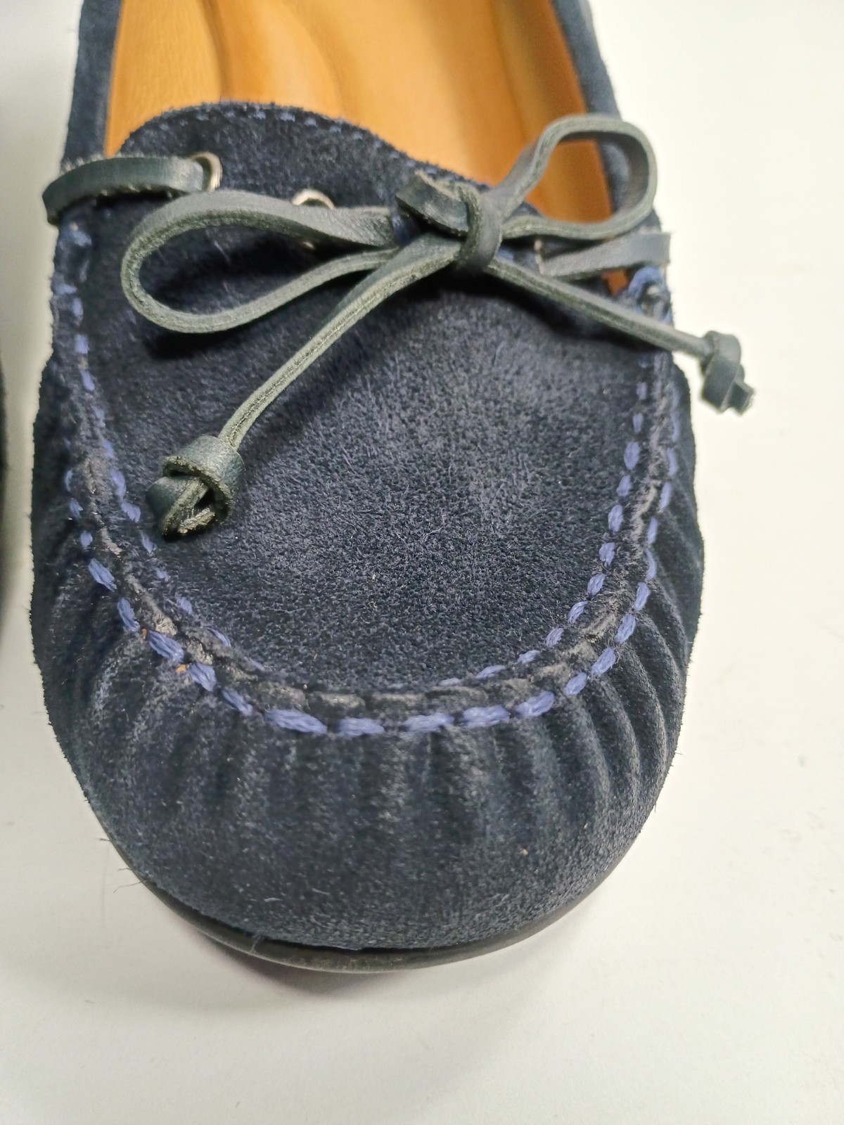 Nurture by Lamaze Leather Dover wedges size 11M Navy blue