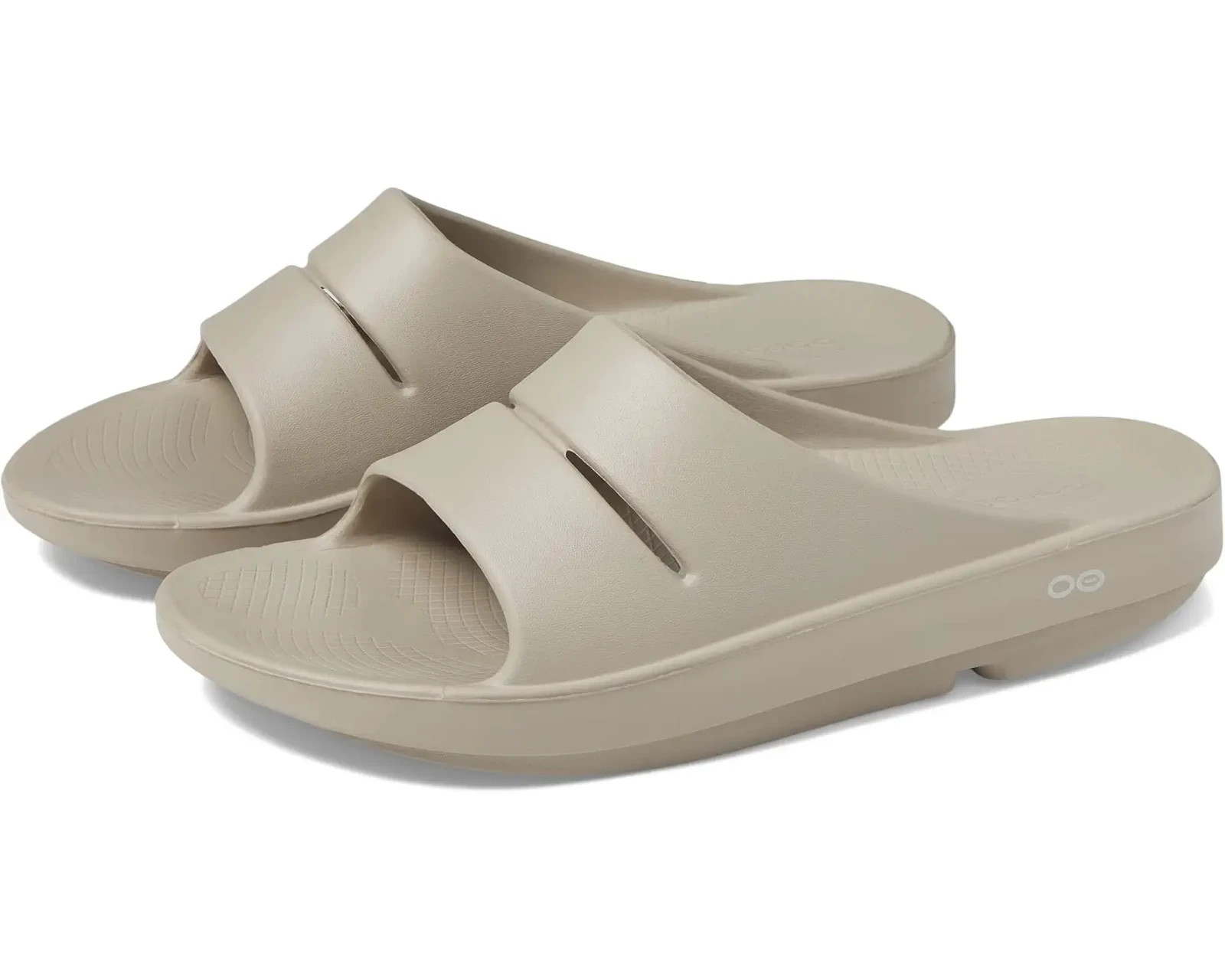 Oofos Unisex OOahh Slide Sandal 1100 Nomad (Beige) 100% Authentic Brand New