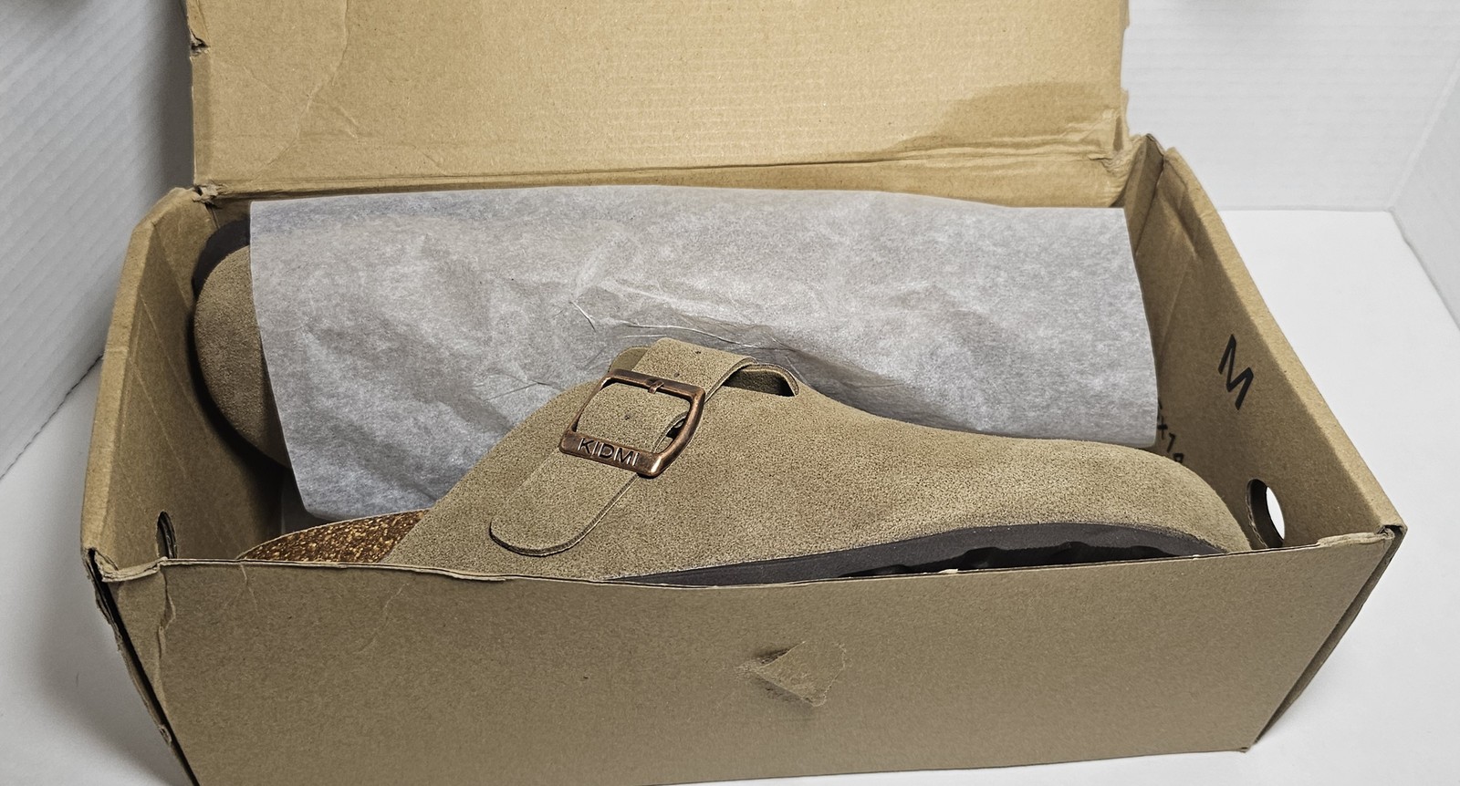 KIDMI Genuine Suede Clogs for Women