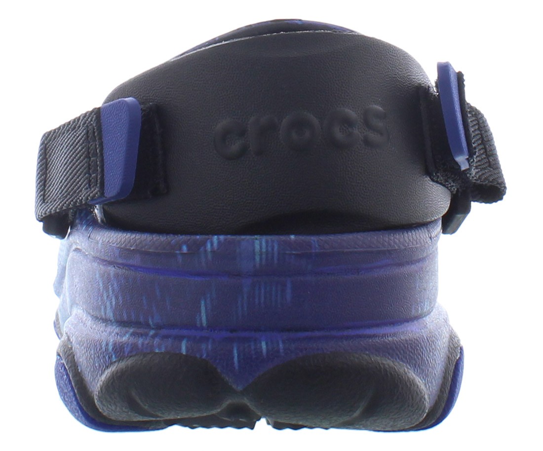 Crocs All Terrain Clog PS Boys Shoes Size 4, Color: Blue/Black
