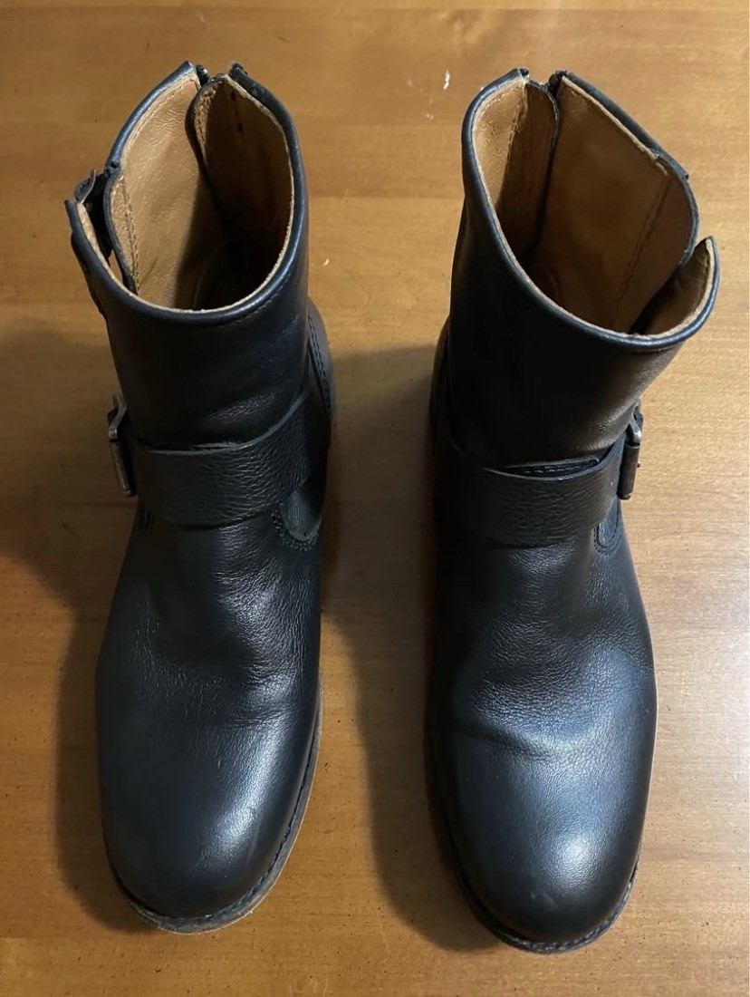 Frye Women’s Black Leather Boots – Size 7.5B – Classic Western / Riding Style