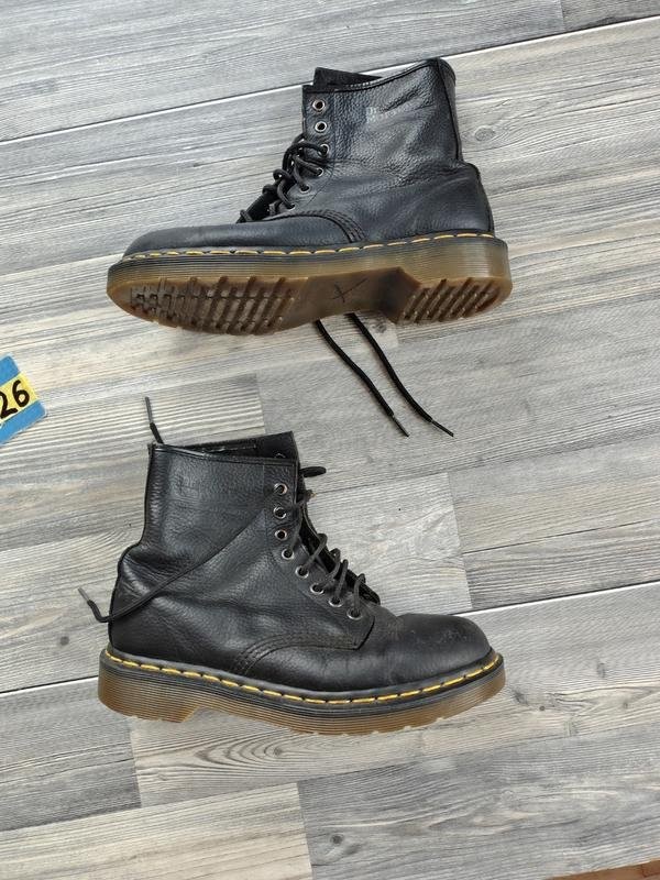 Women Dr Martens boots black leather 38 #7LHK