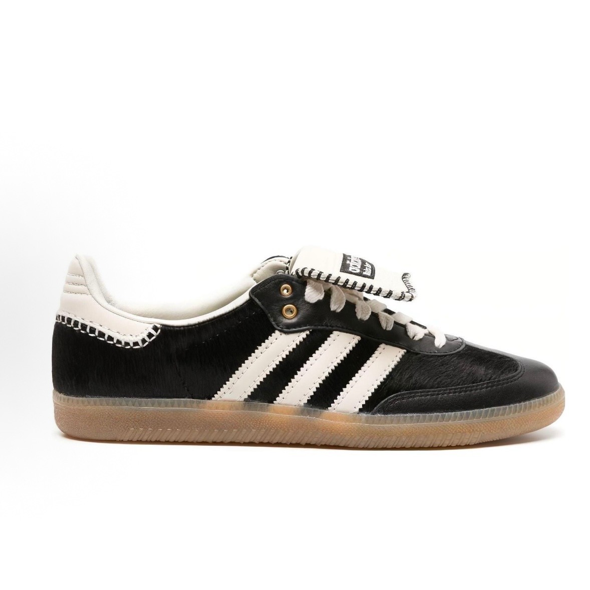 Unisex Wales Bonner x adidas Originals Black/Brown Sanba Pony Tonal Casual Shoes