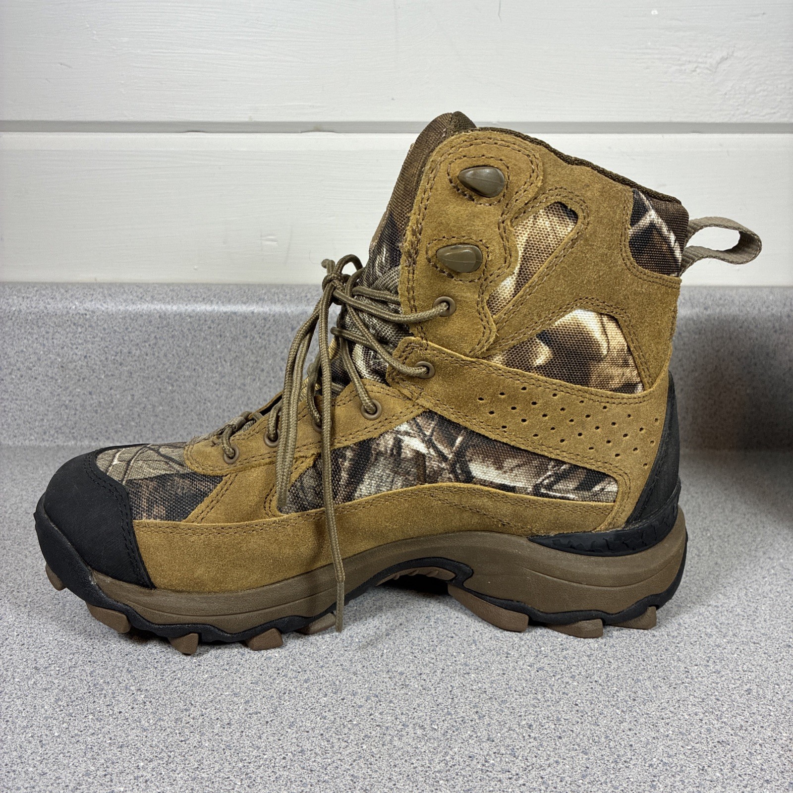 Under Armour Speed Freek Bozeman Womens 8 Waterproof Combat Hunting Boots Camo