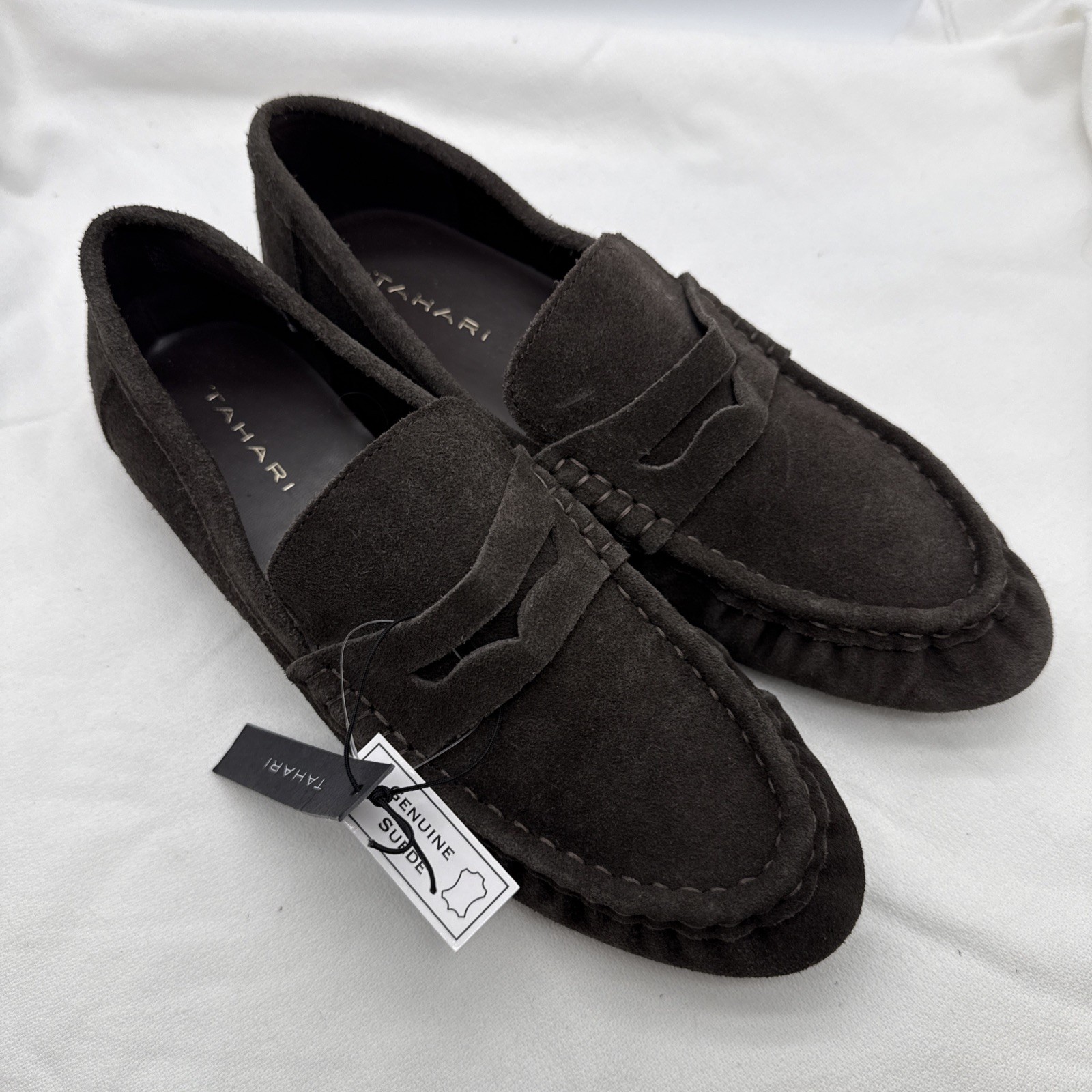 Tahari Teagan Brown Suede Loafers Women’s Size 7.5 Casual Business Travel