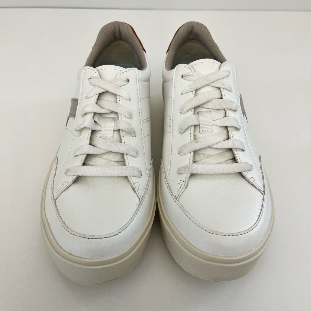 Dr. Scholls Madison Platform Sneakers White Colorblock Comfort Shoes 7.5