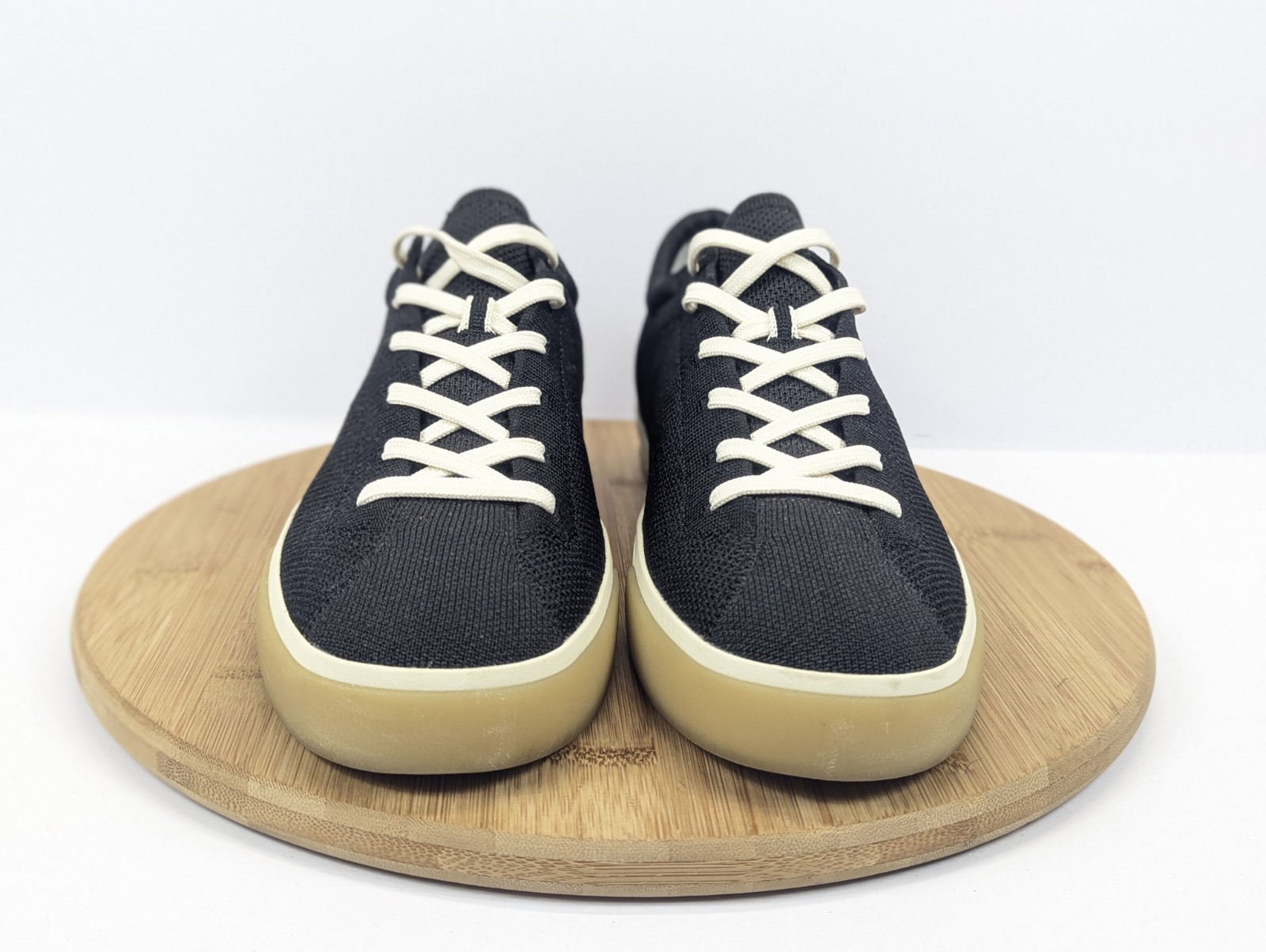Rothys Shoes Black Gum Knit Low Top Sneakers Womens 12.5 Casual